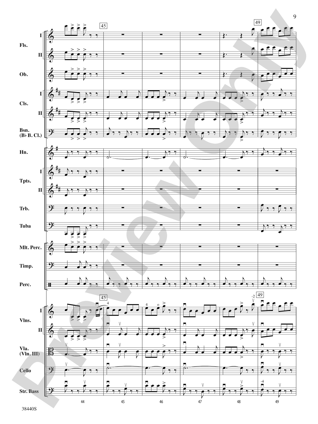 Leroy Anderson's Irish Suite, Part 1 (Themes from): Full Orchestra Conductor Score & Parts