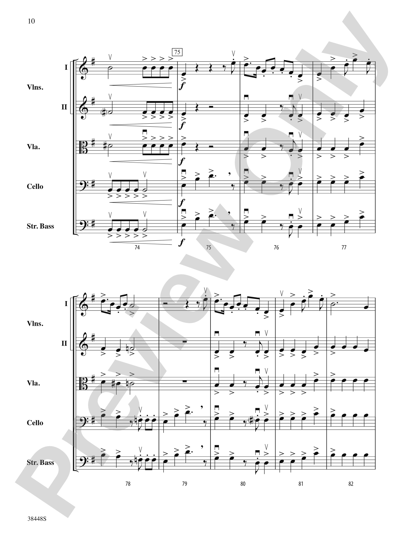 Blazing Bows of the West!: String Orchestra Conductor Score & Parts