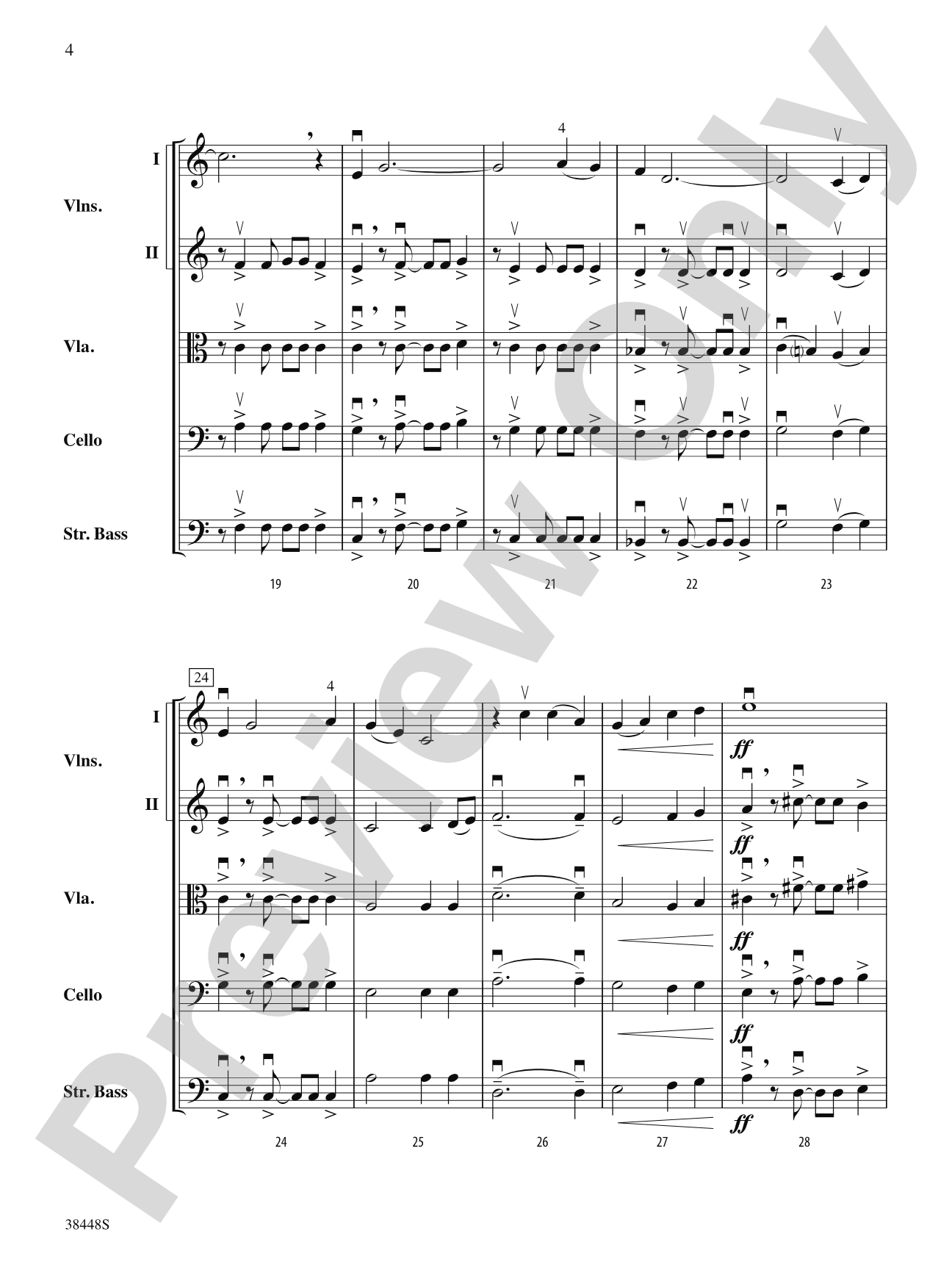 Blazing Bows of the West!: String Orchestra Conductor Score & Parts