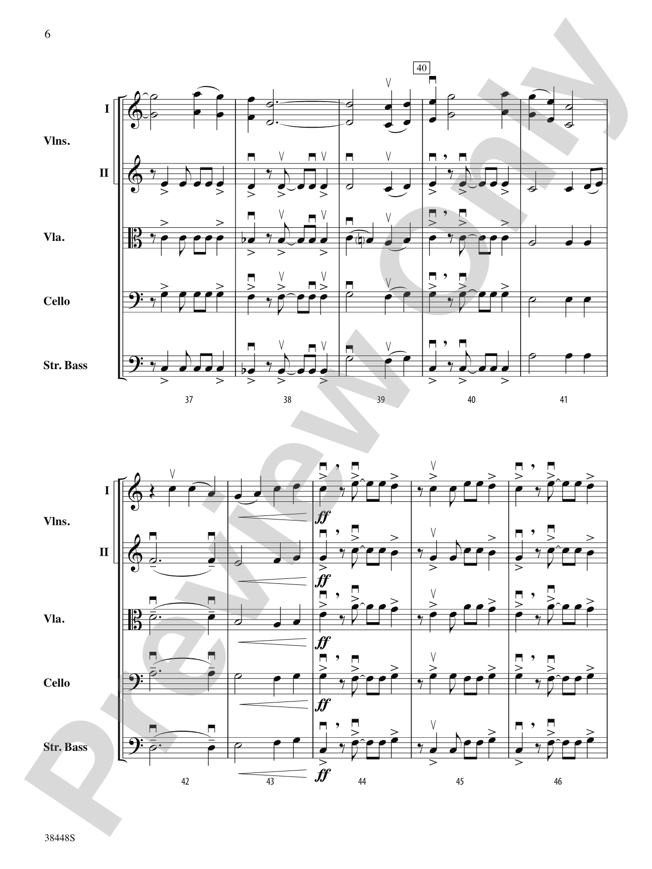 Blazing Bows of the West!: String Orchestra Conductor Score & Parts