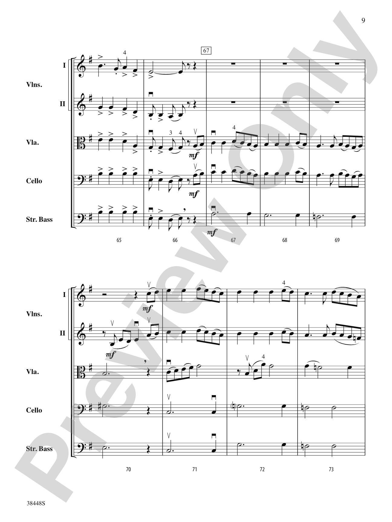 Blazing Bows of the West!: String Orchestra Conductor Score & Parts