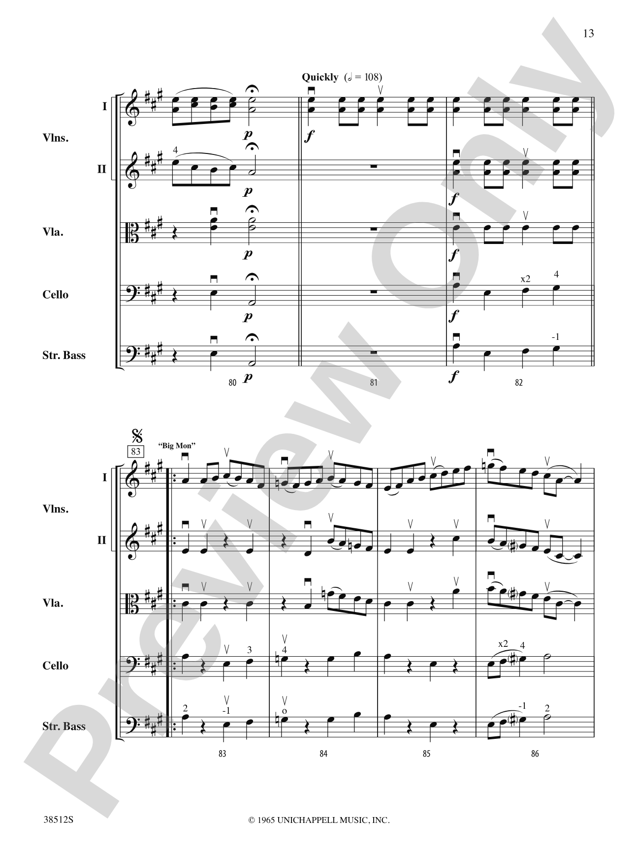 Bluegrass Fiddle Frenzy: String Orchestra Conductor Score & Parts
