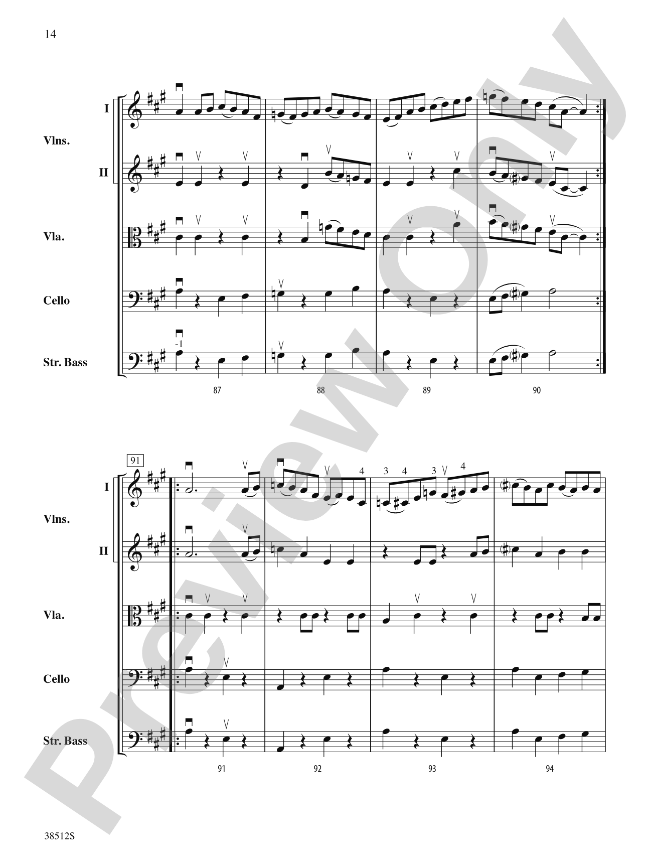 Bluegrass Fiddle Frenzy: String Orchestra Conductor Score & Parts