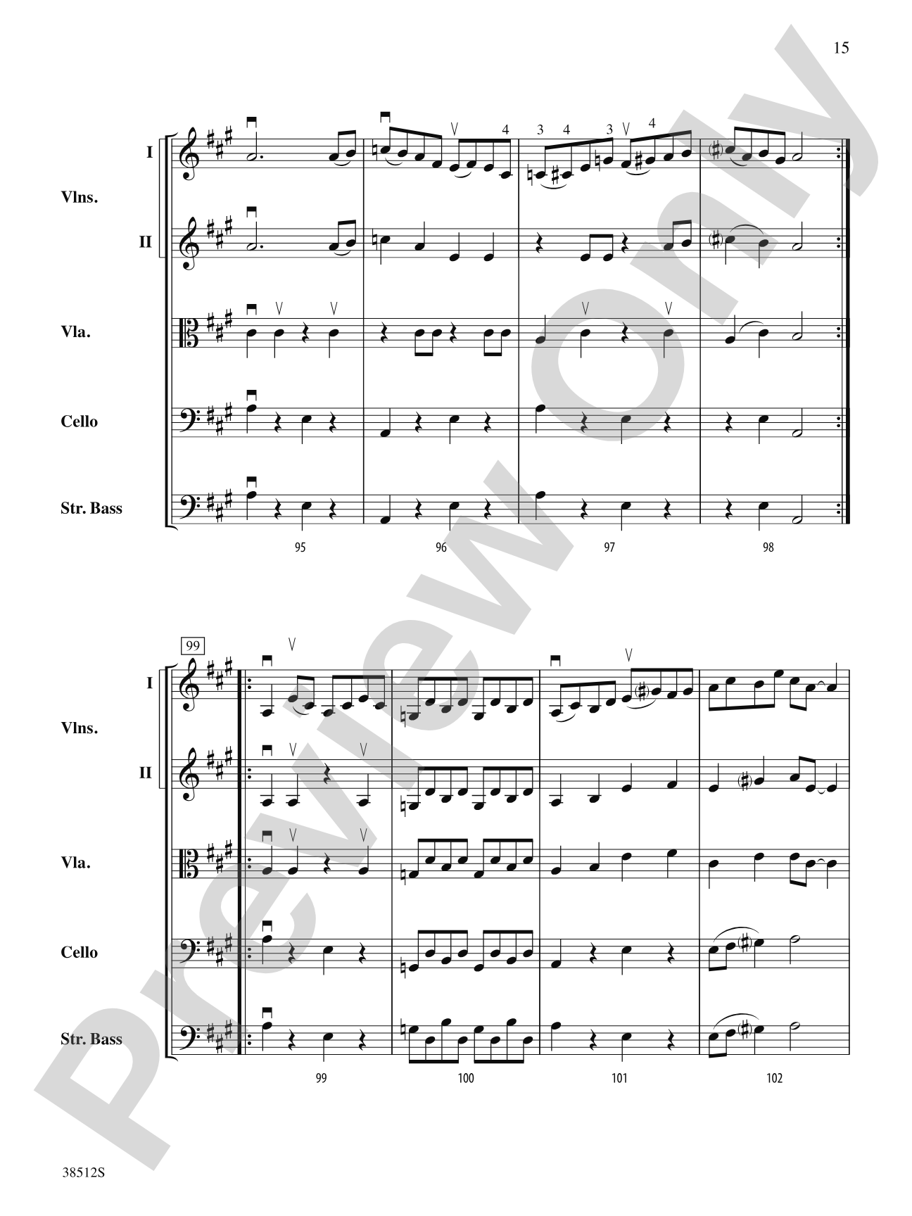 Bluegrass Fiddle Frenzy: String Orchestra Conductor Score & Parts