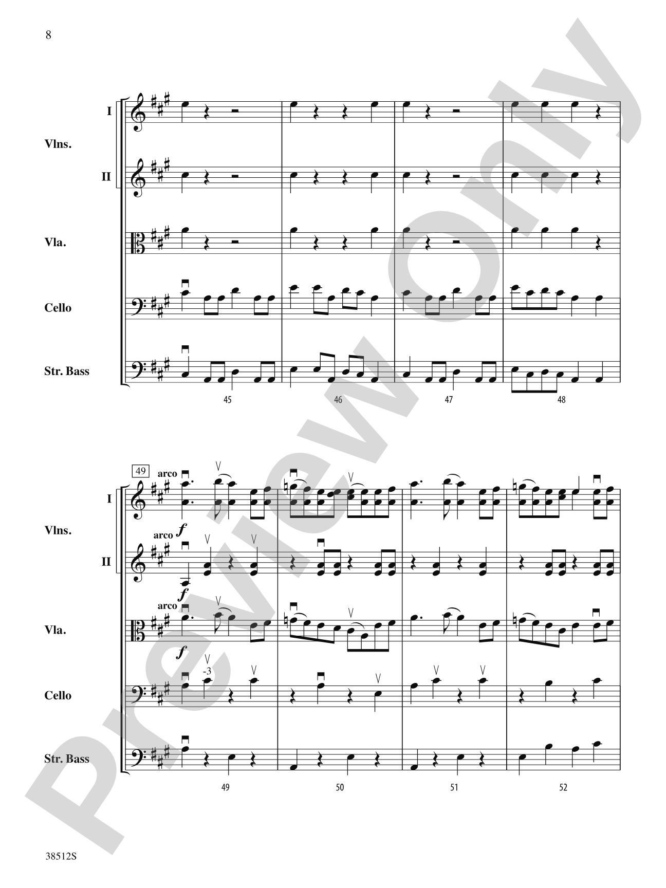 Bluegrass Fiddle Frenzy: String Orchestra Conductor Score & Parts