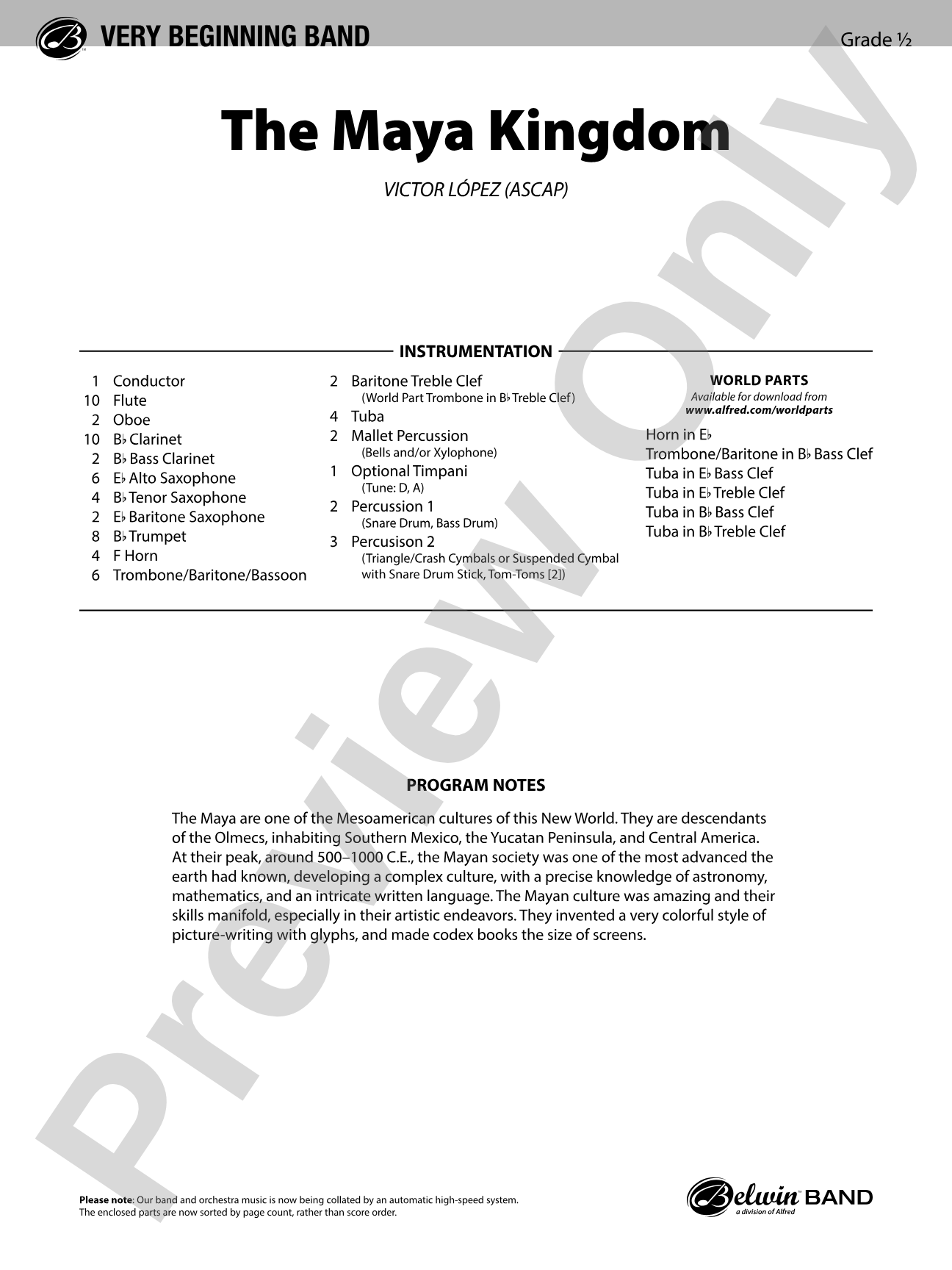 The Maya Kingdom: Score