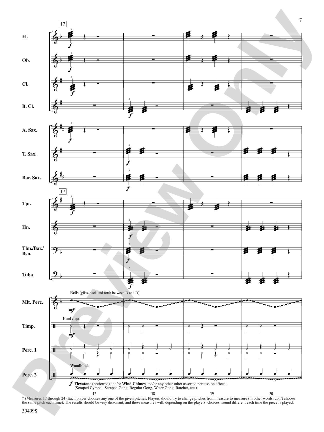 At the Edge of Chaos: Concert Band Conductor Score & Parts