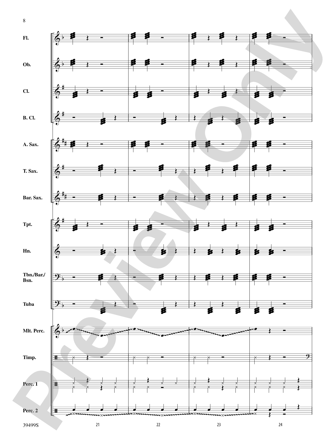At the Edge of Chaos: Concert Band Conductor Score & Parts