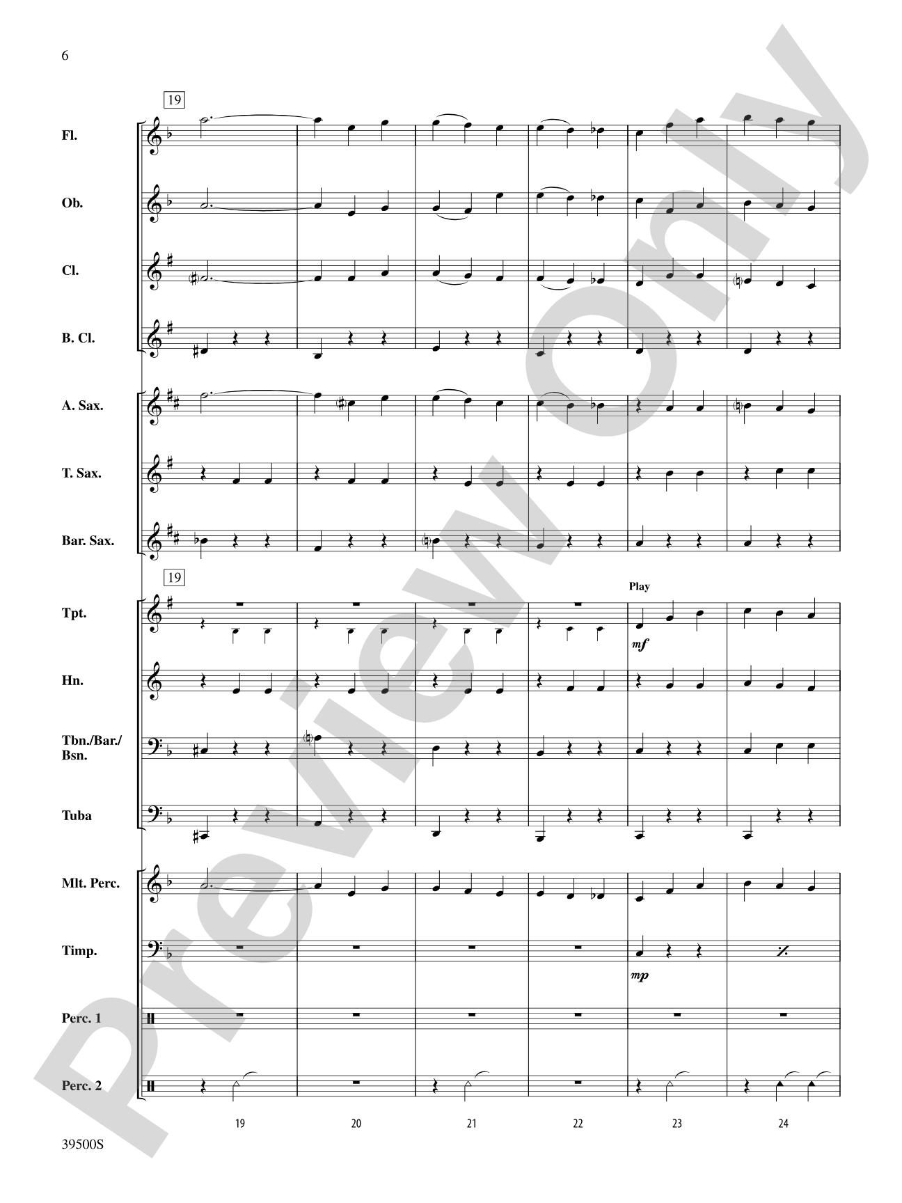 The Beautiful Galatea (from the Overture to La belle Galathée): Concert Band Conductor Score & Parts