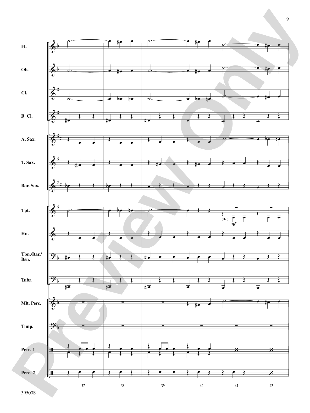 The Beautiful Galatea (from the Overture to La belle Galathée): Concert Band Conductor Score & Parts