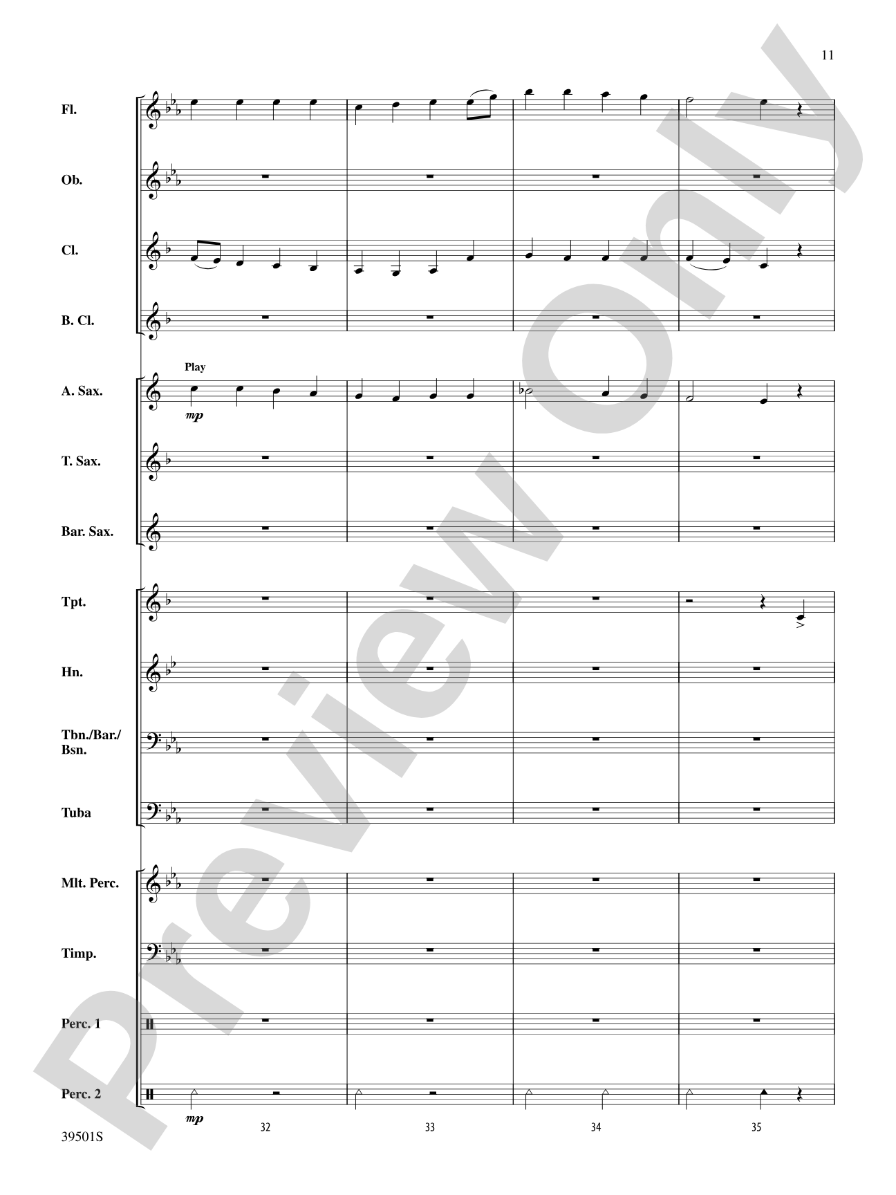 Marching Tune: Concert Band Conductor Score & Parts