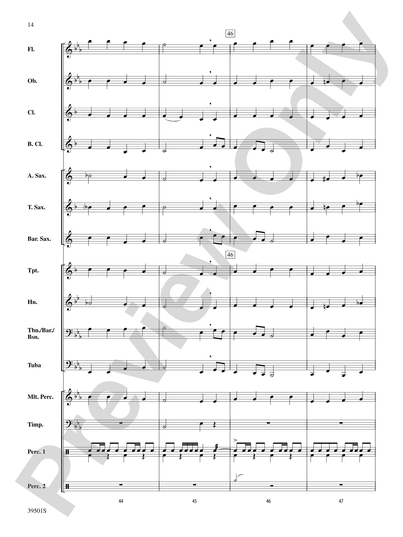 Marching Tune: Concert Band Conductor Score & Parts