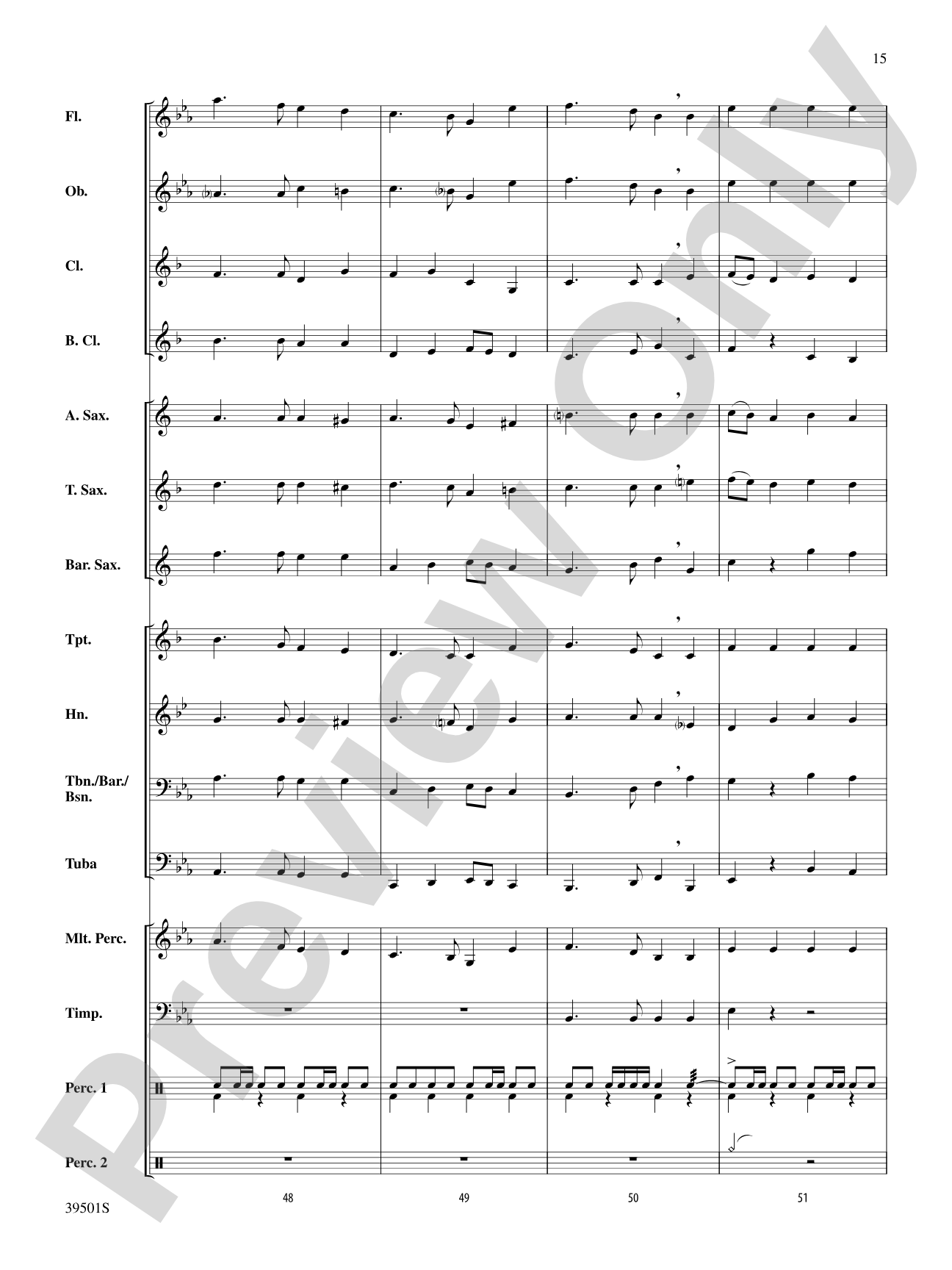 Marching Tune: Concert Band Conductor Score & Parts