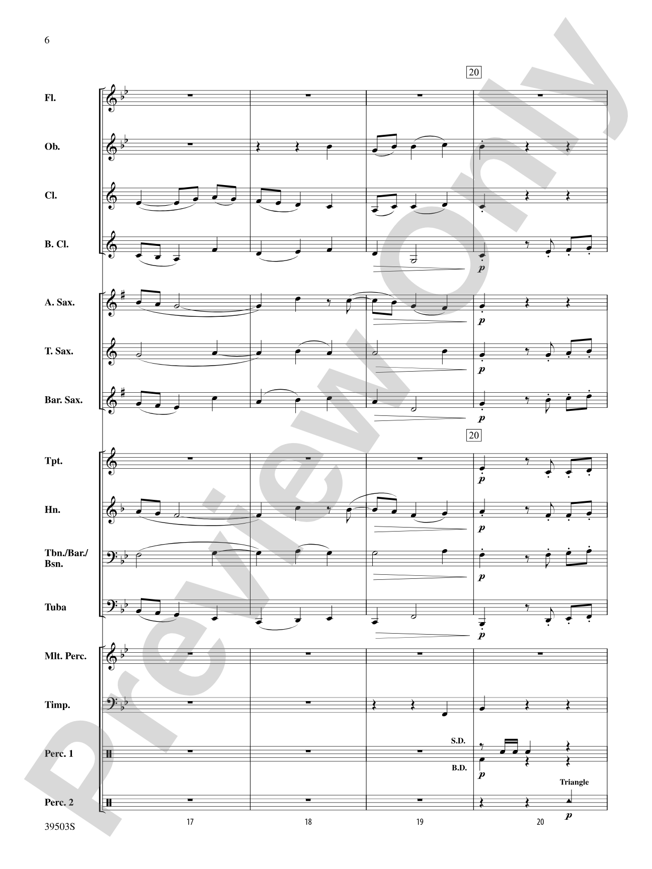 Linden Lea: Concert Band Conductor Score & Parts