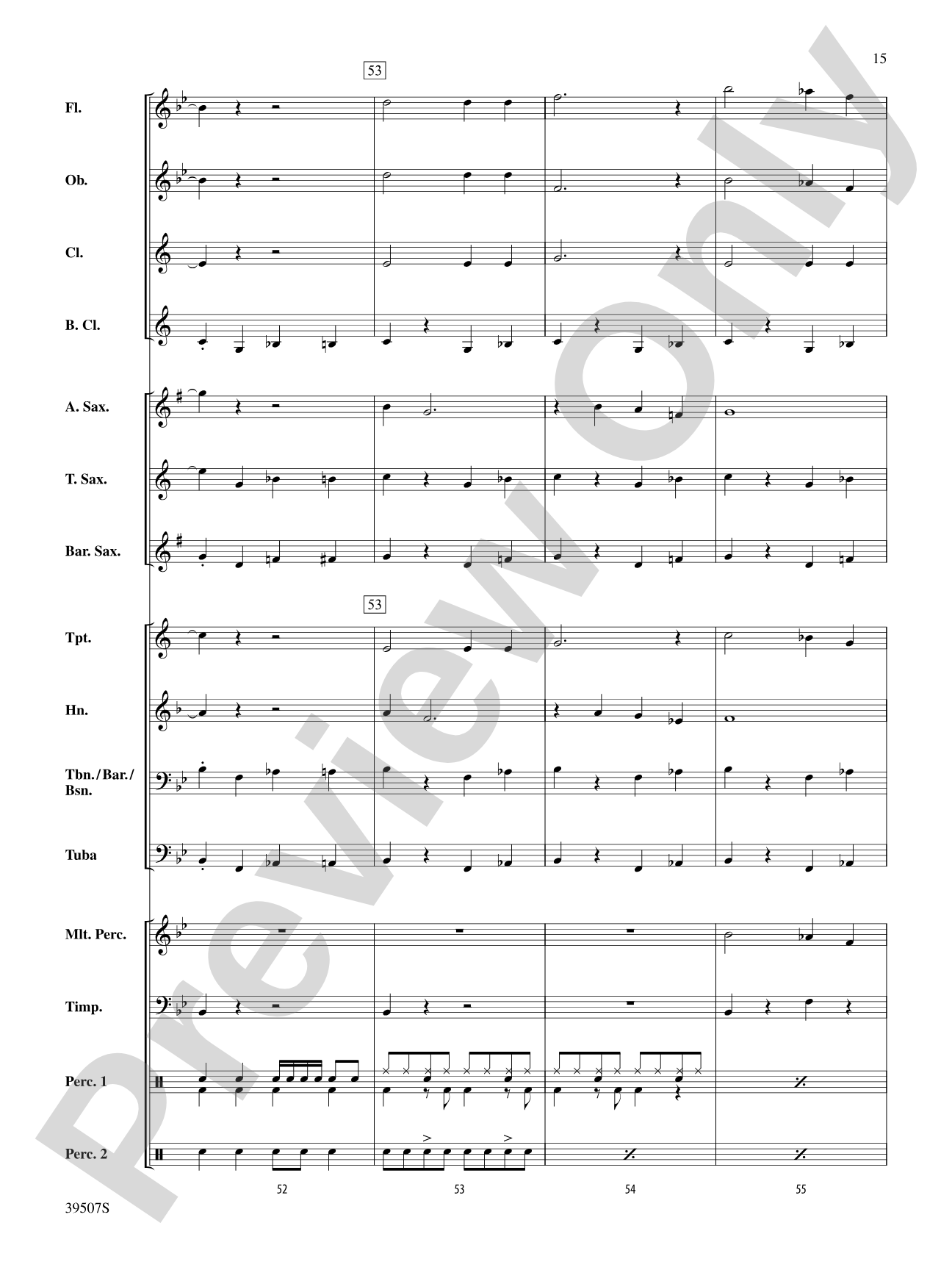 O Holy Night: Concert Band Conductor Score & Parts