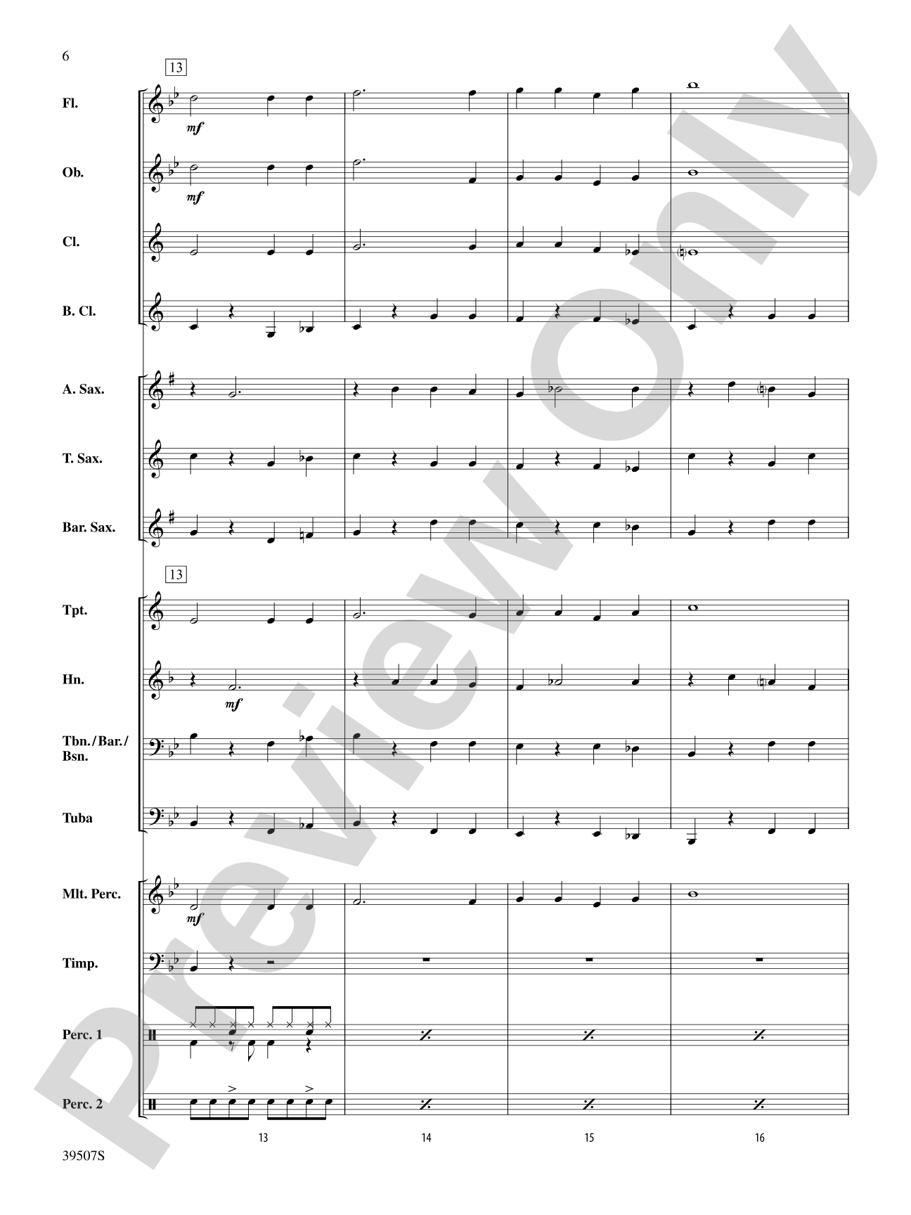 O Holy Night: Concert Band Conductor Score & Parts