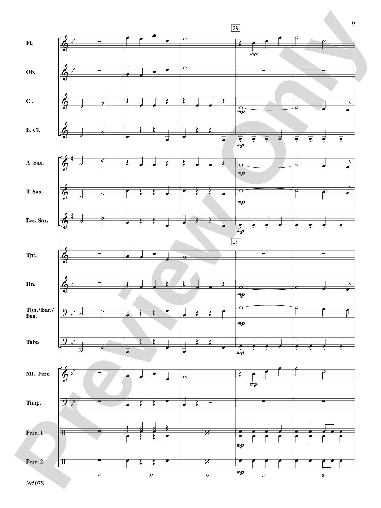 O Holy Night: Concert Band Conductor Score & Parts