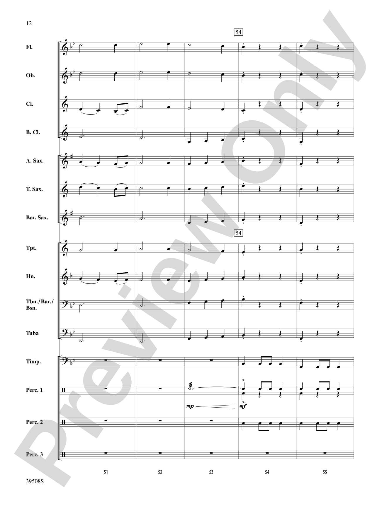 Bring Your Drums, Jeanette, Isabella: Concert Band Conductor Score & Parts