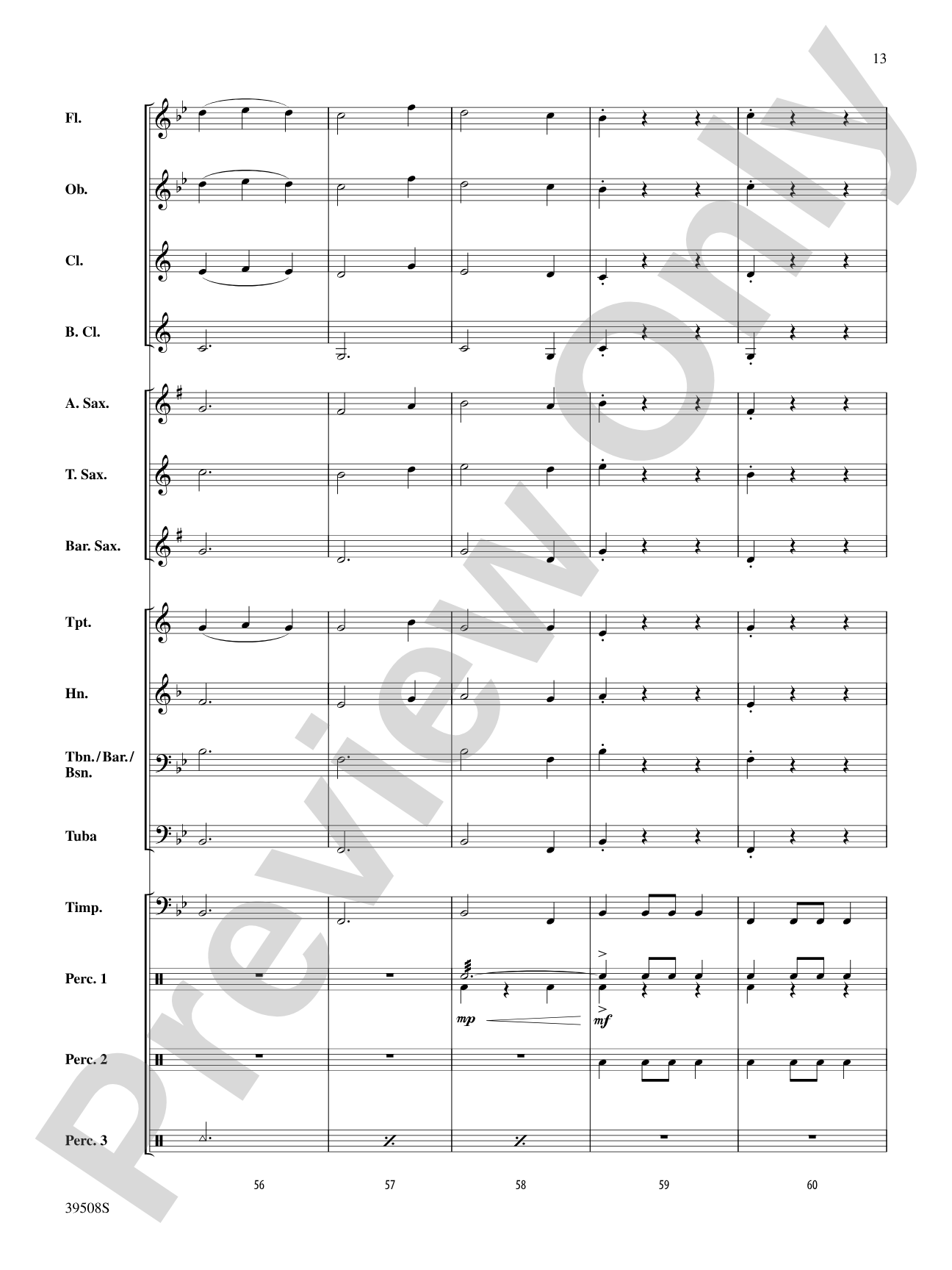 Bring Your Drums, Jeanette, Isabella: Concert Band Conductor Score & Parts