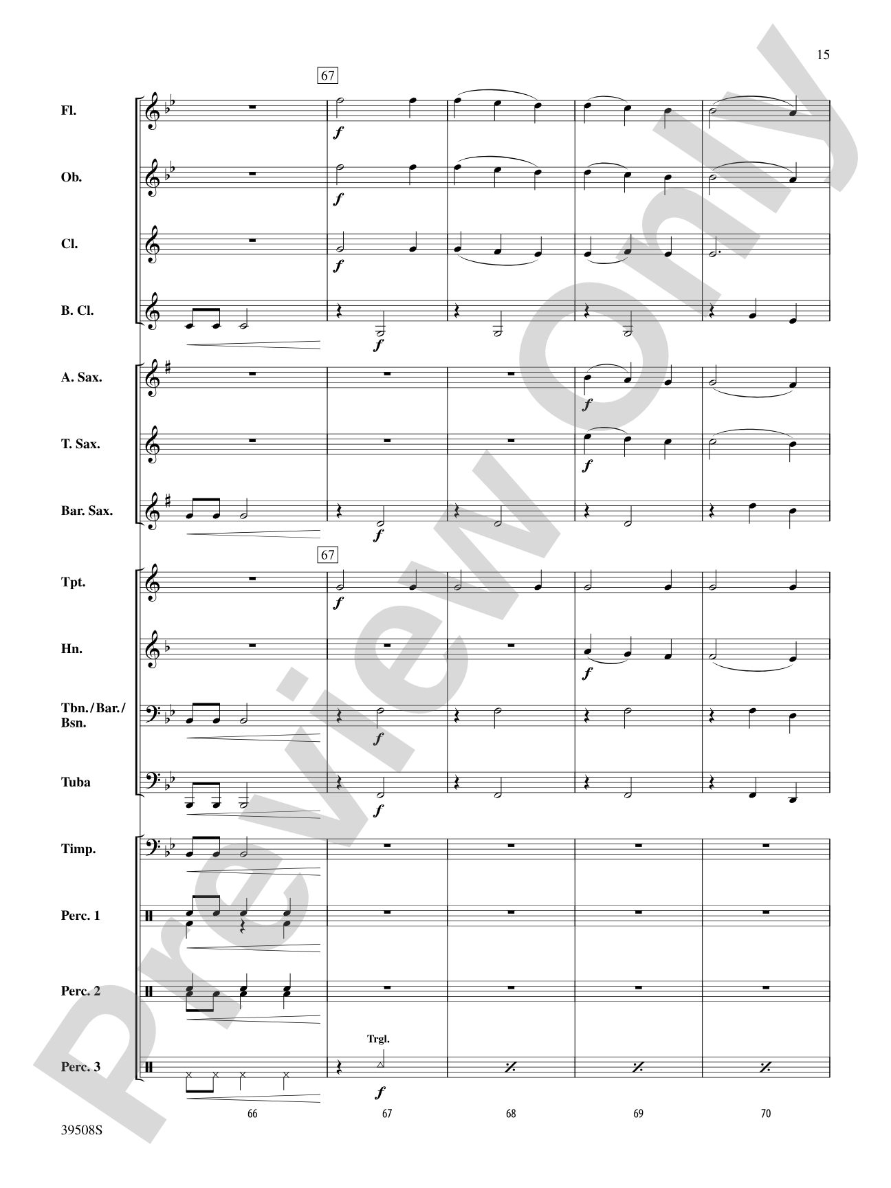 Bring Your Drums, Jeanette, Isabella: Concert Band Conductor Score & Parts