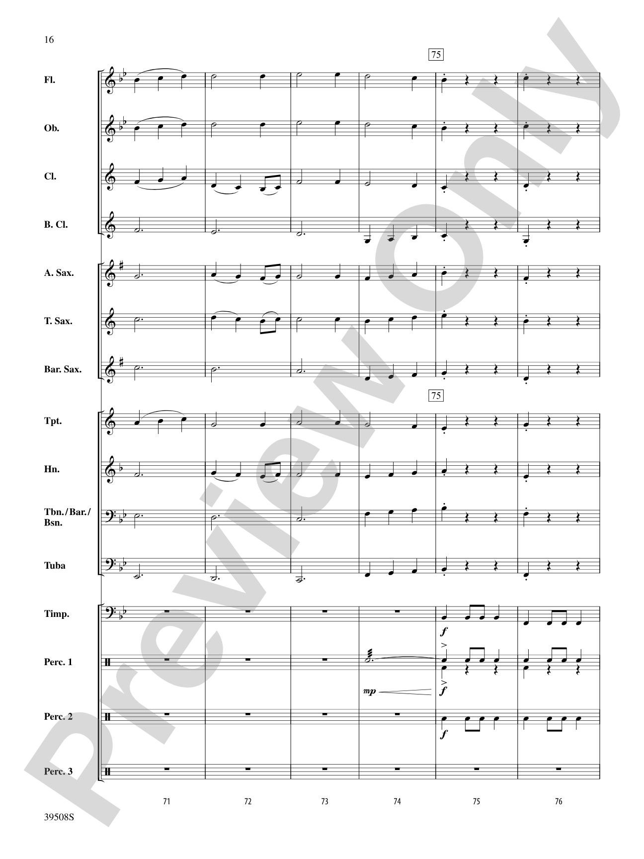 Bring Your Drums, Jeanette, Isabella: Concert Band Conductor Score & Parts