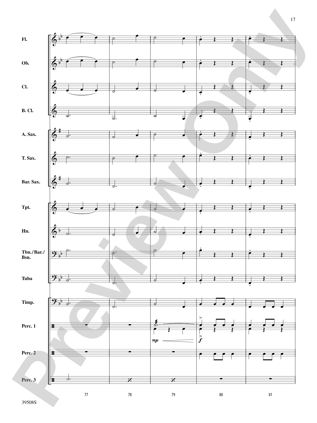 Bring Your Drums, Jeanette, Isabella: Concert Band Conductor Score & Parts