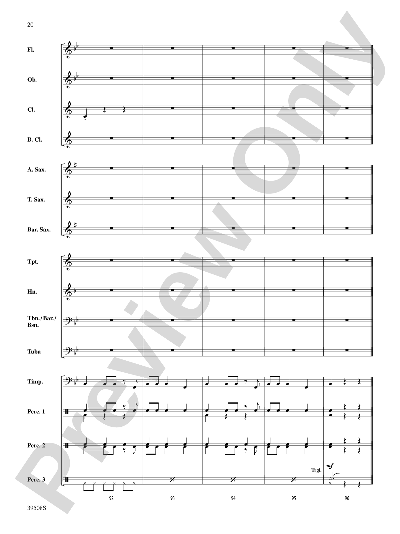 Bring Your Drums, Jeanette, Isabella: Concert Band Conductor Score & Parts
