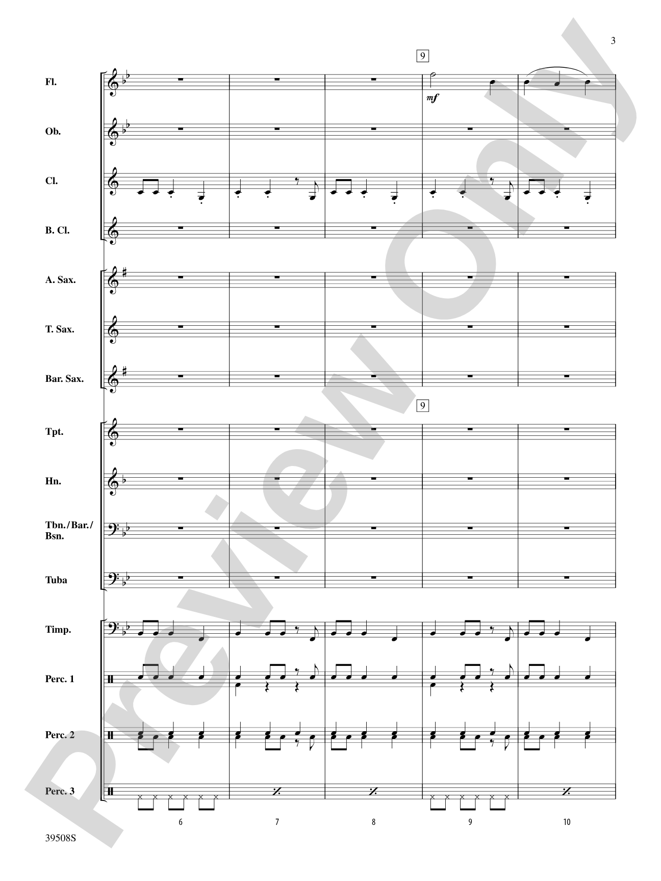 Bring Your Drums, Jeanette, Isabella: Concert Band Conductor Score & Parts