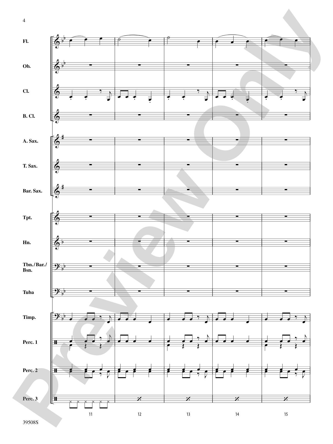 Bring Your Drums, Jeanette, Isabella: Concert Band Conductor Score & Parts
