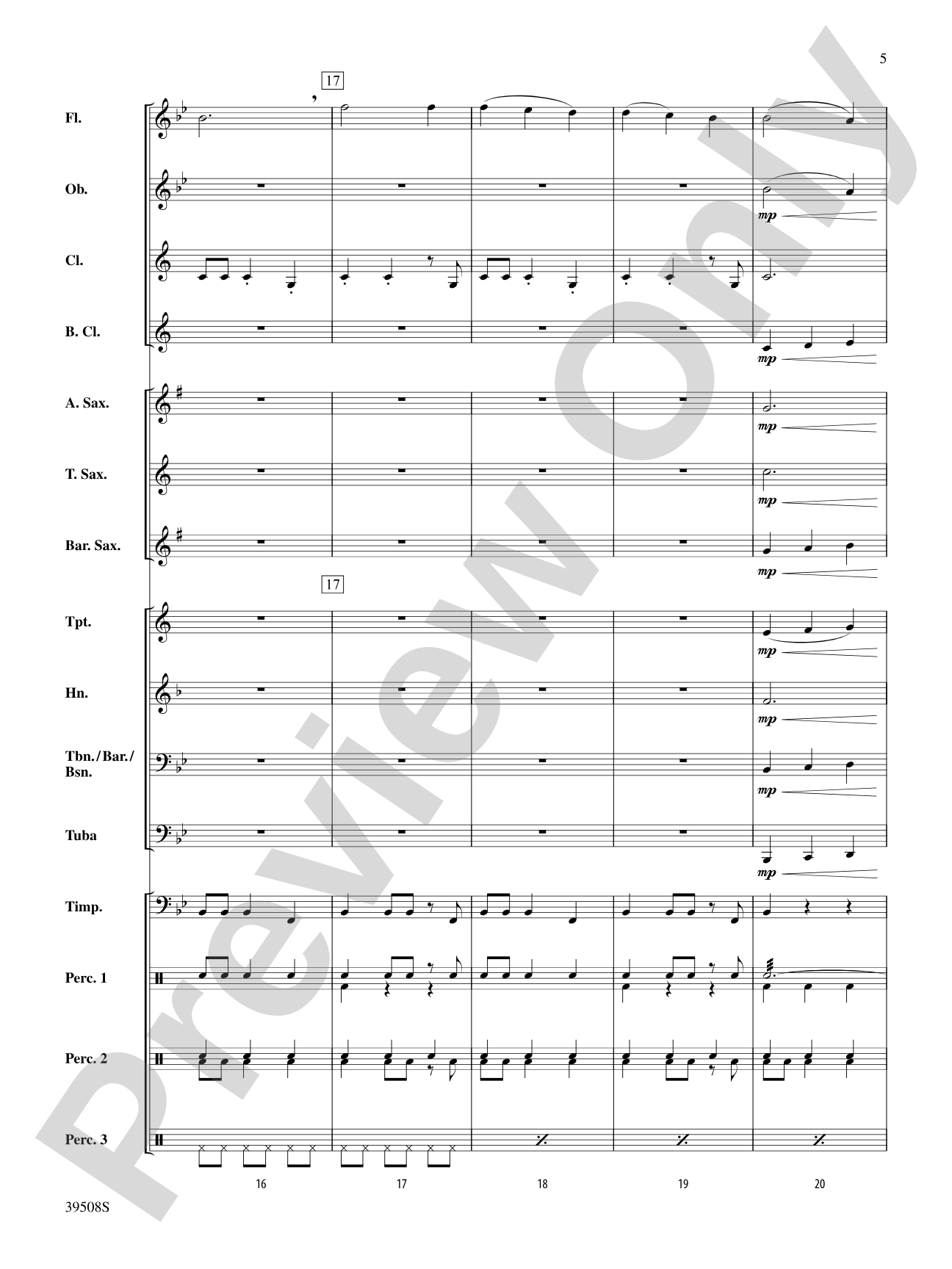 Bring Your Drums, Jeanette, Isabella: Concert Band Conductor Score & Parts
