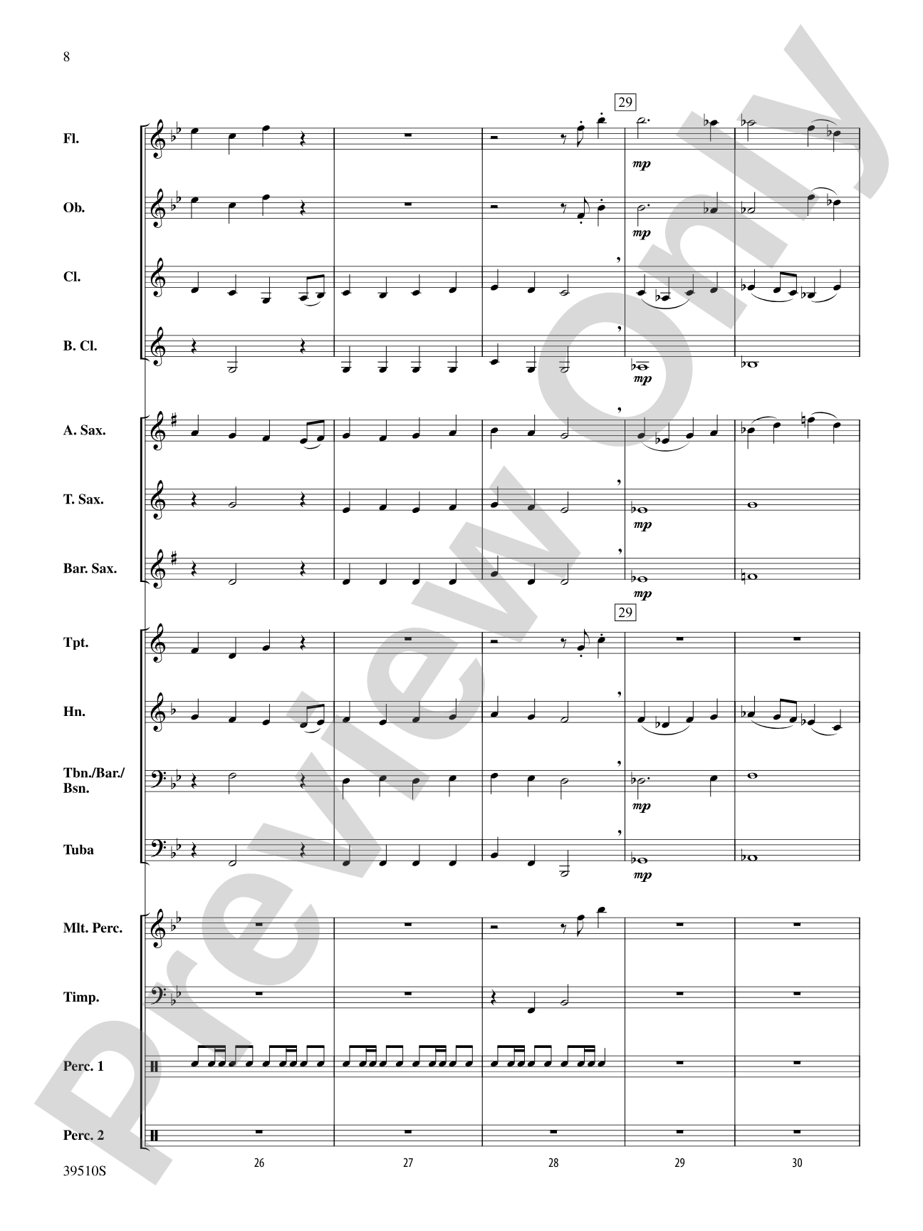 Welcome Christmas (from How the Grinch Stole Christmas): Concert Band Conductor Score & Parts