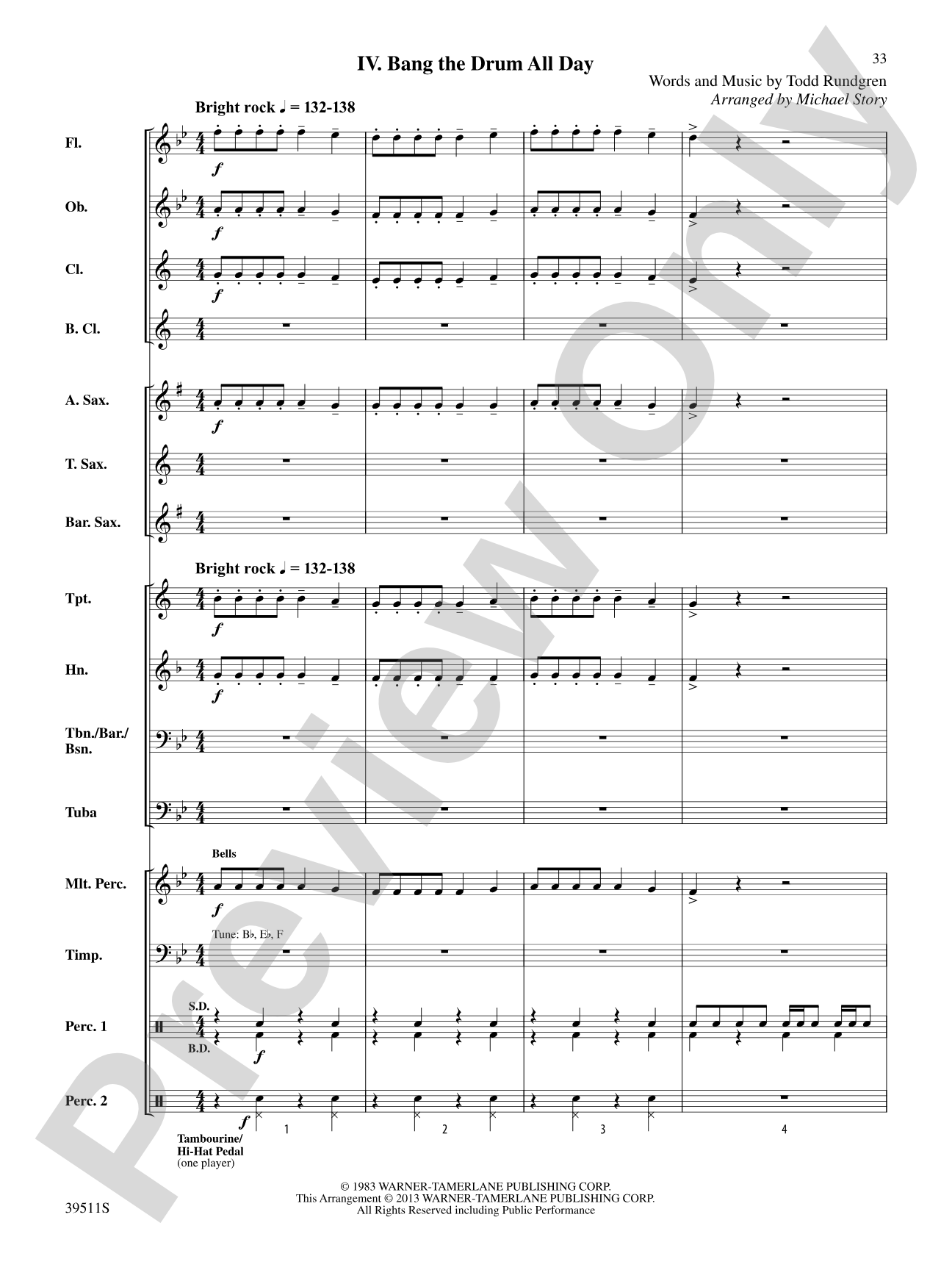Short Cuts for Beginning Band -- #2: Concert Band Conductor Score & Parts