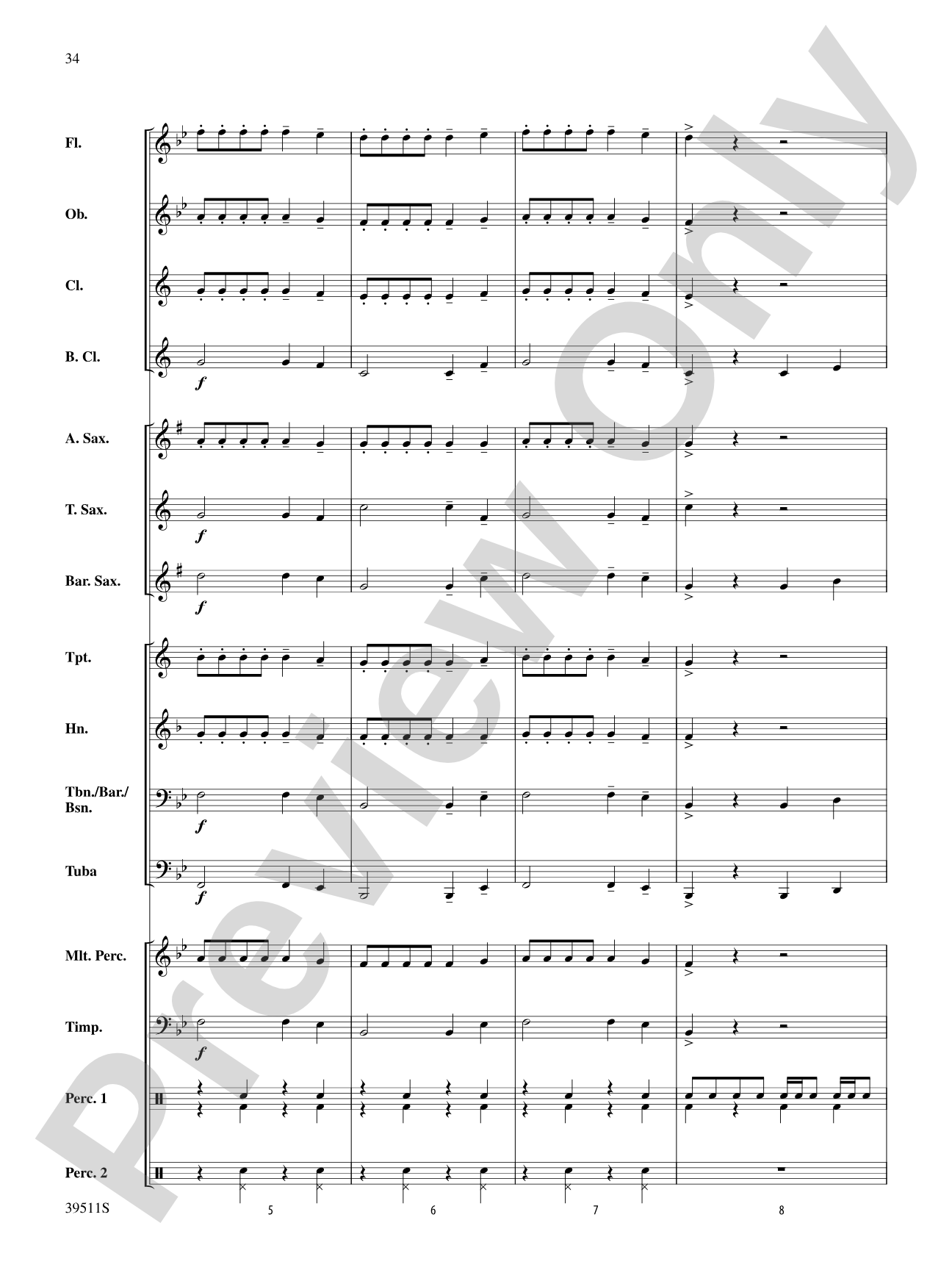 Short Cuts for Beginning Band -- #2: Concert Band Conductor Score & Parts