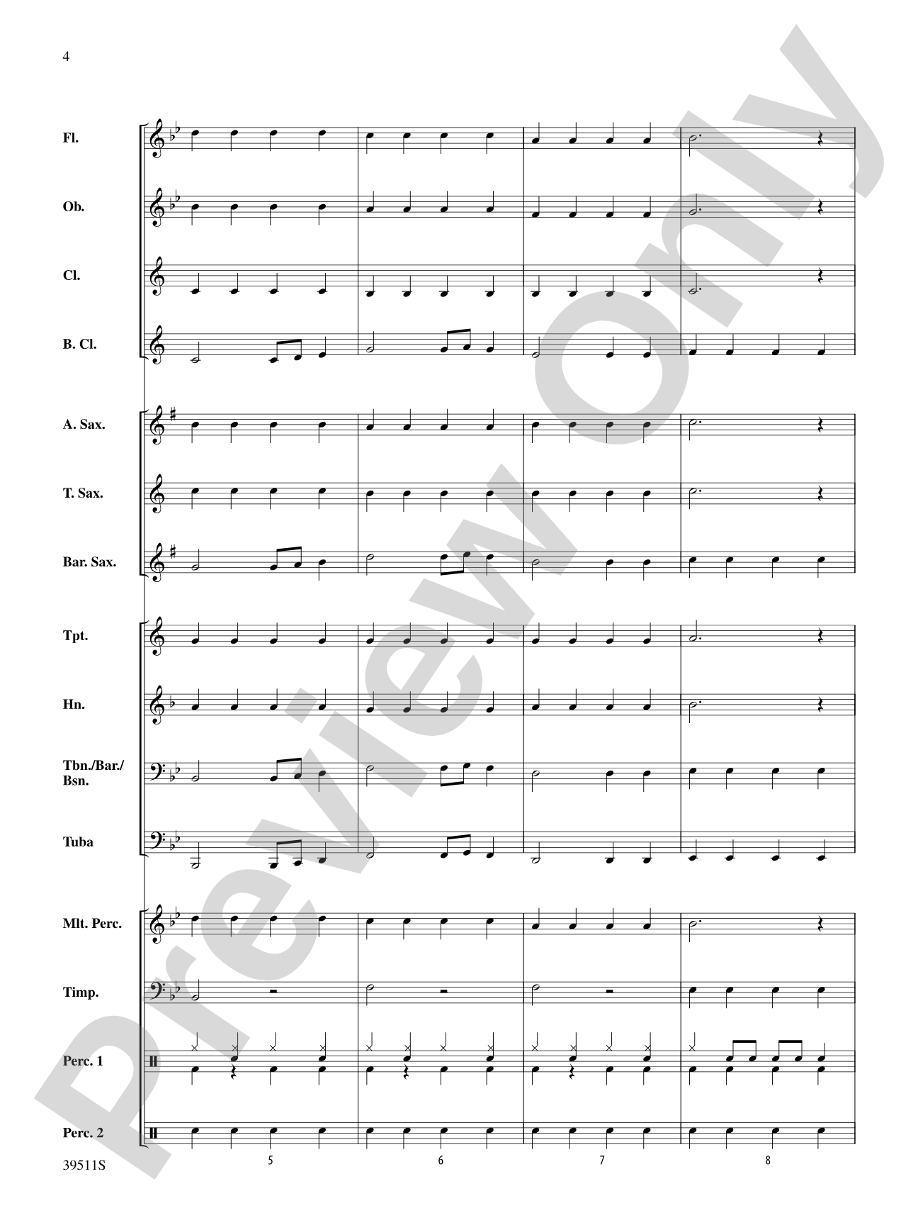 Short Cuts for Beginning Band -- #2: Concert Band Conductor Score & Parts