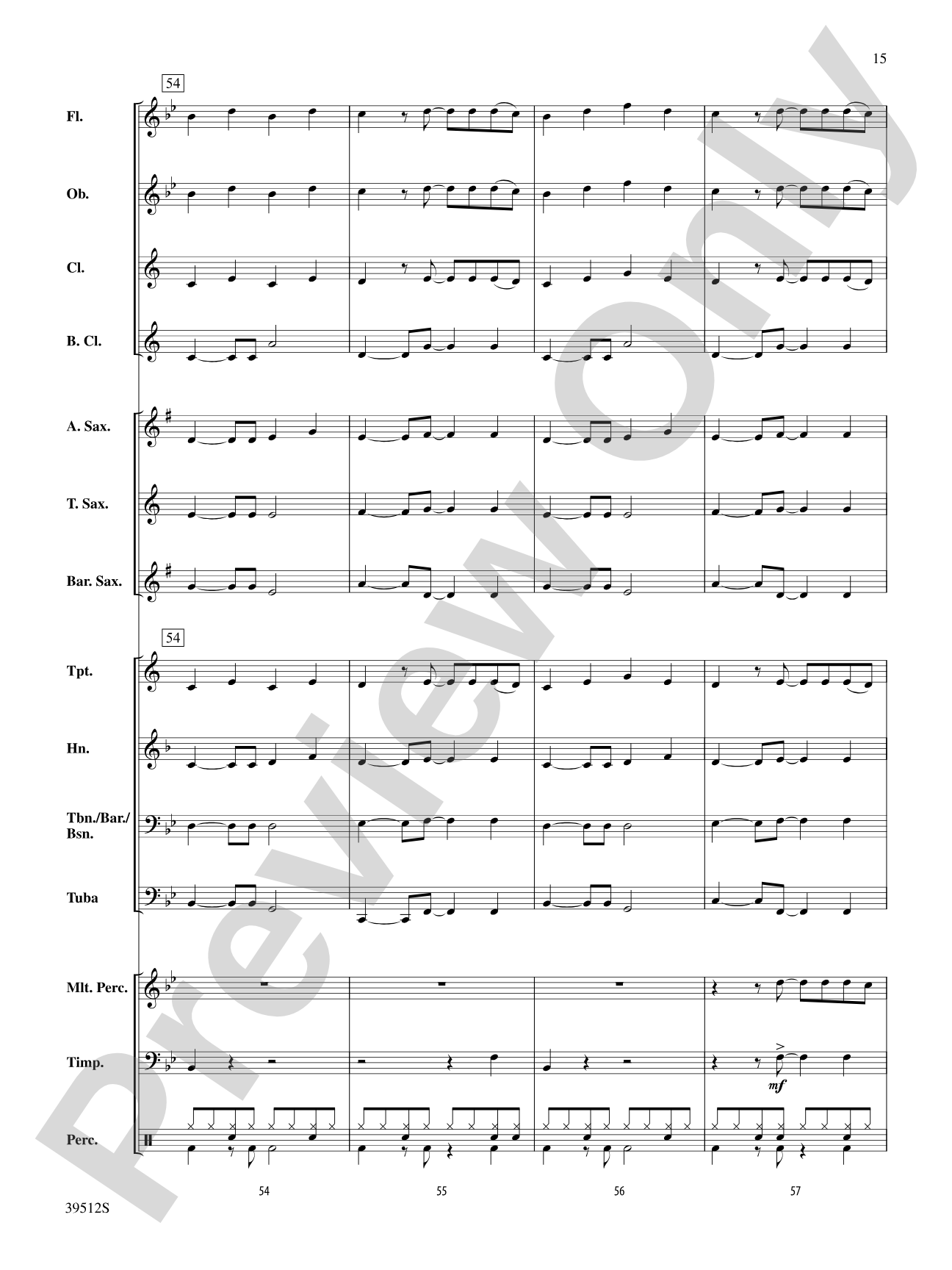 Dumb Love: Concert Band Conductor Score & Parts