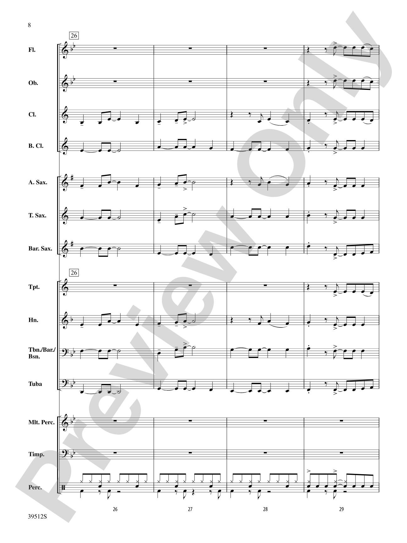 Dumb Love: Concert Band Conductor Score & Parts