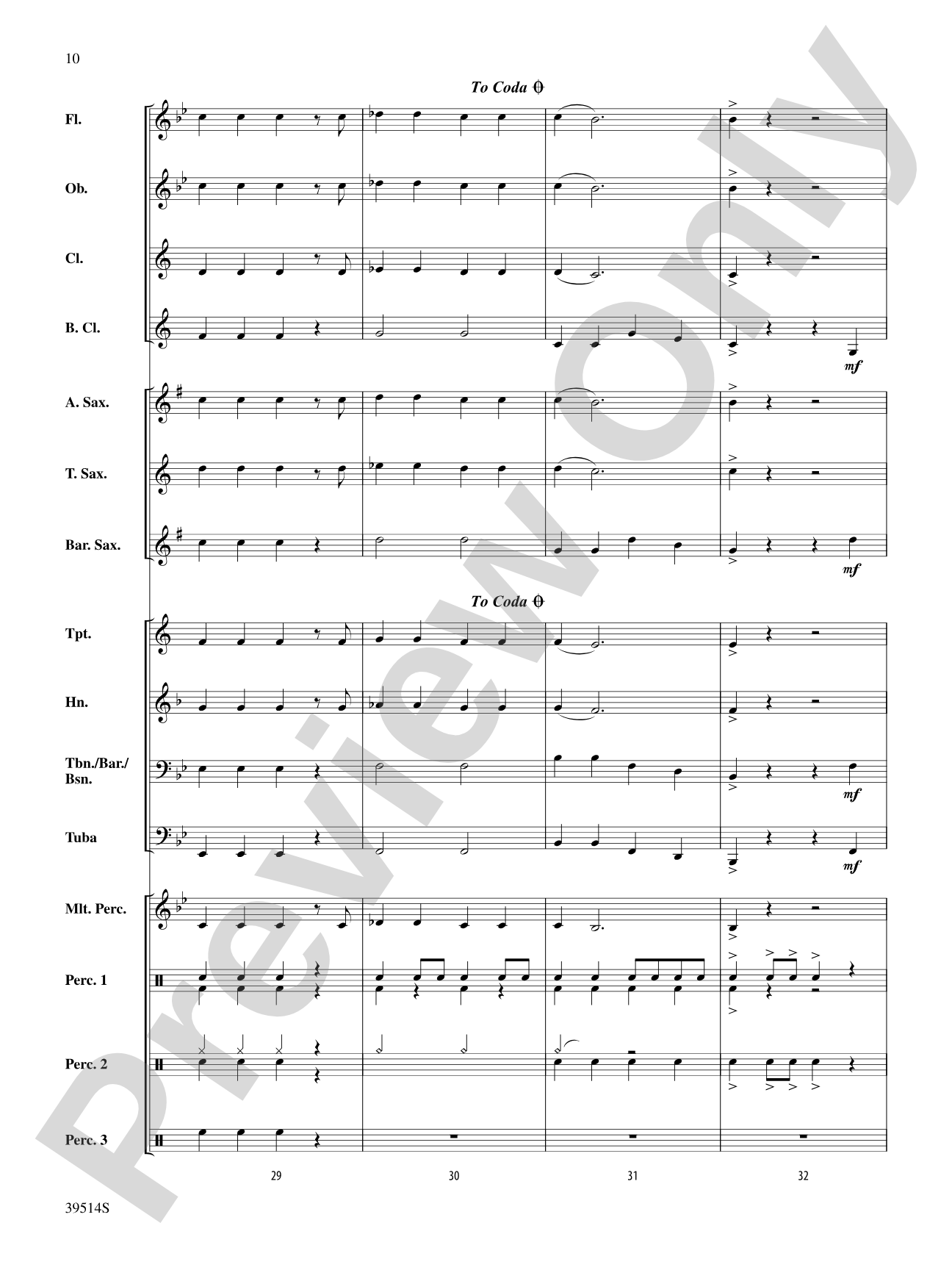 She Loves You: Concert Band Conductor Score & Parts