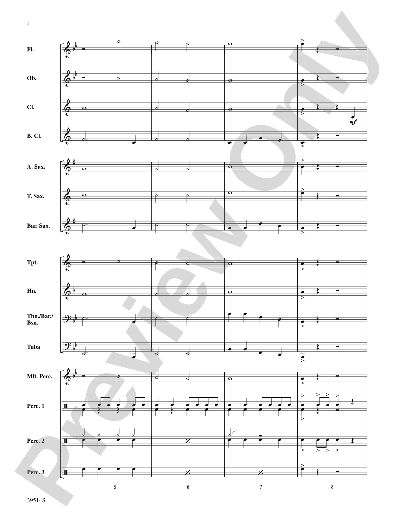 She Loves You: Concert Band Conductor Score & Parts