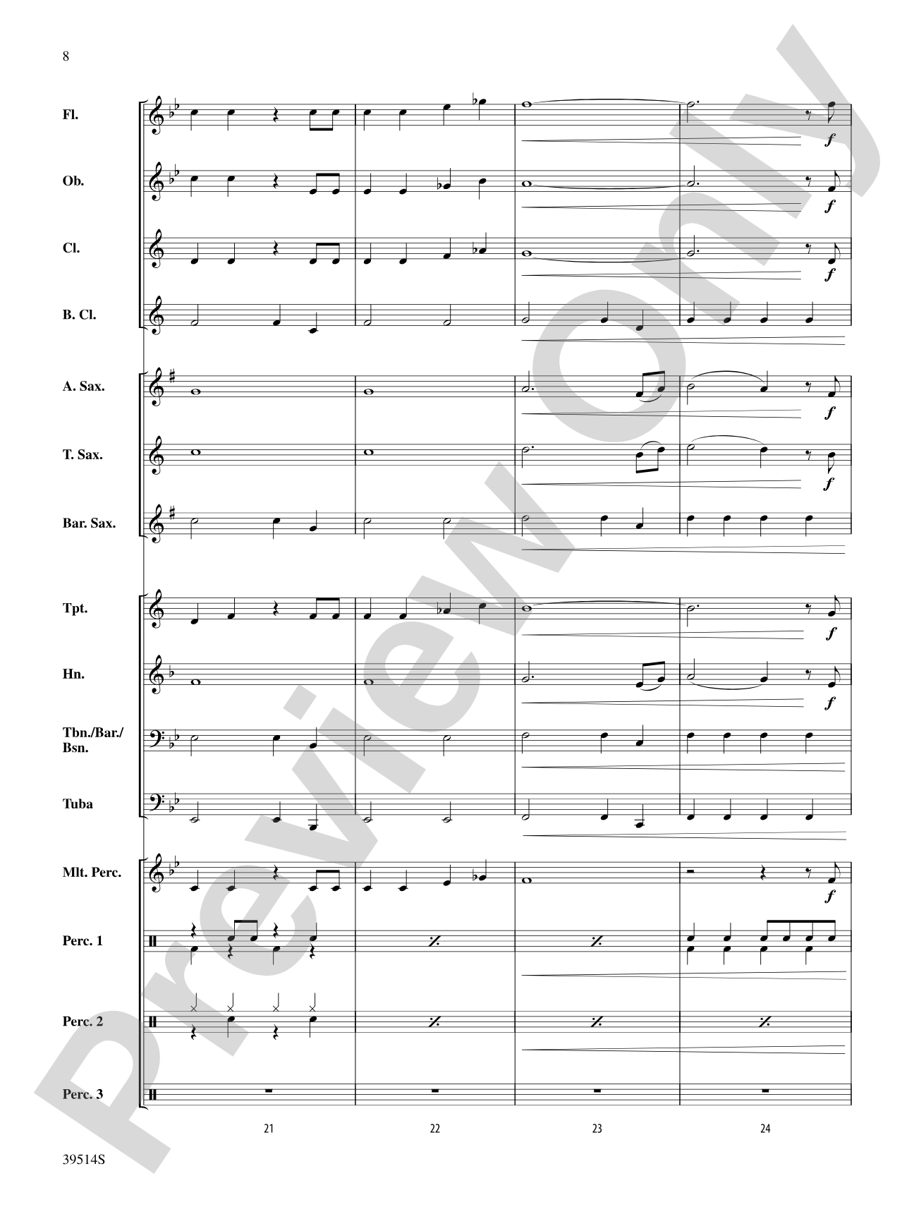 She Loves You: Concert Band Conductor Score & Parts