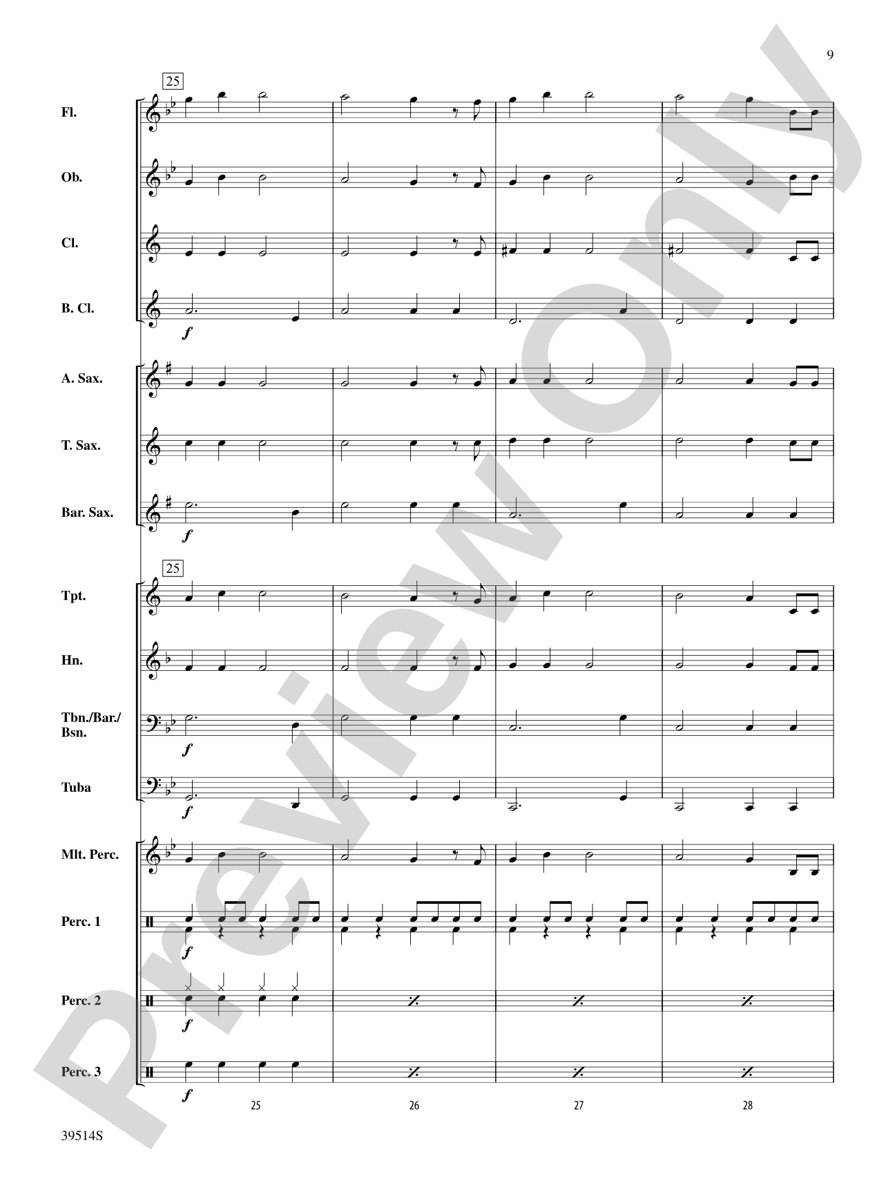 She Loves You: Concert Band Conductor Score & Parts