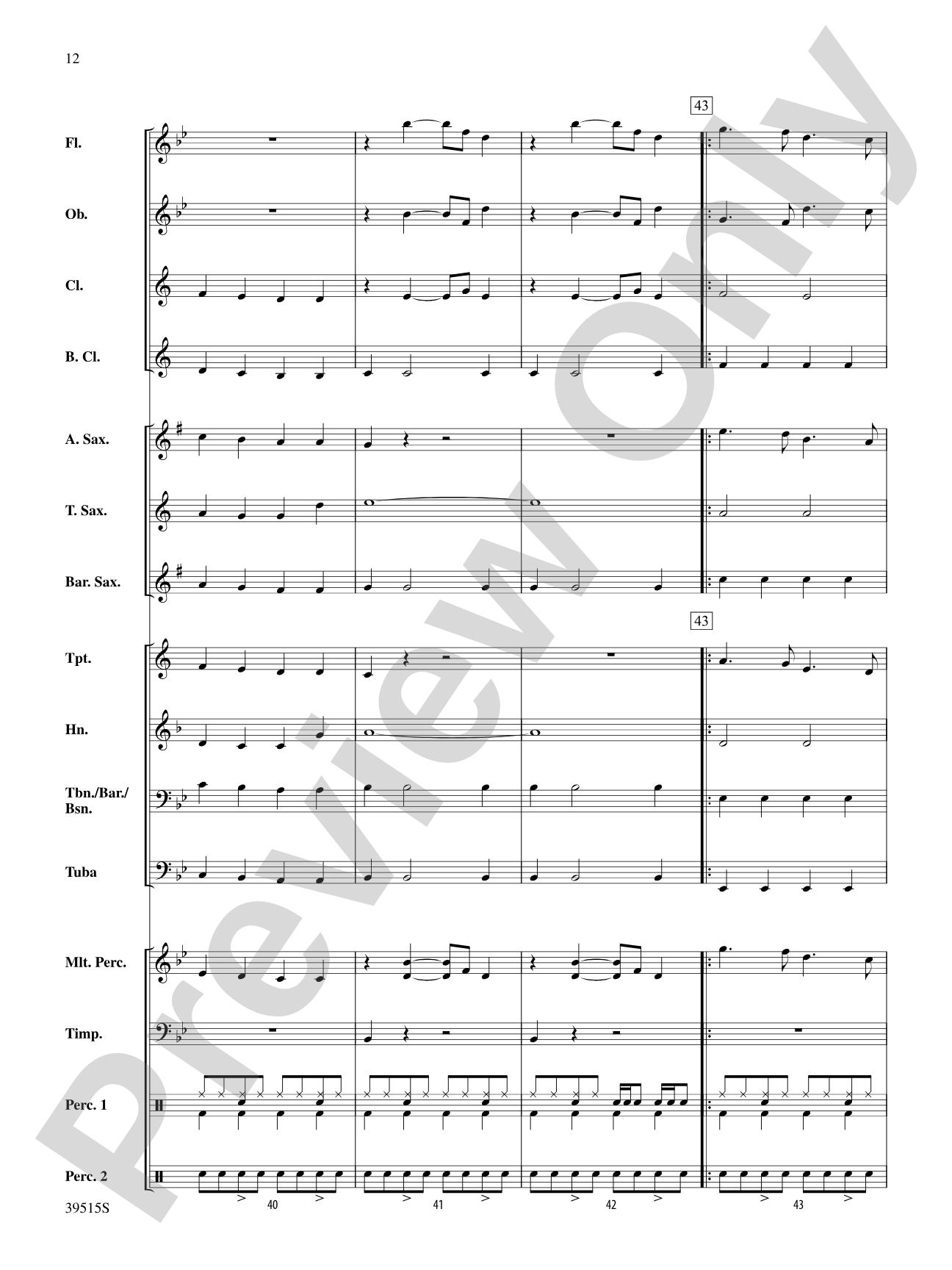 Home: Concert Band Conductor Score & Parts