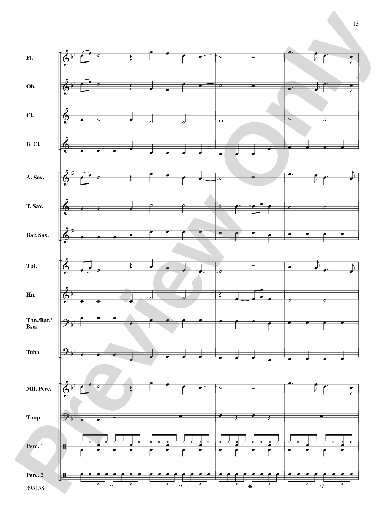 Home: Concert Band Conductor Score & Parts