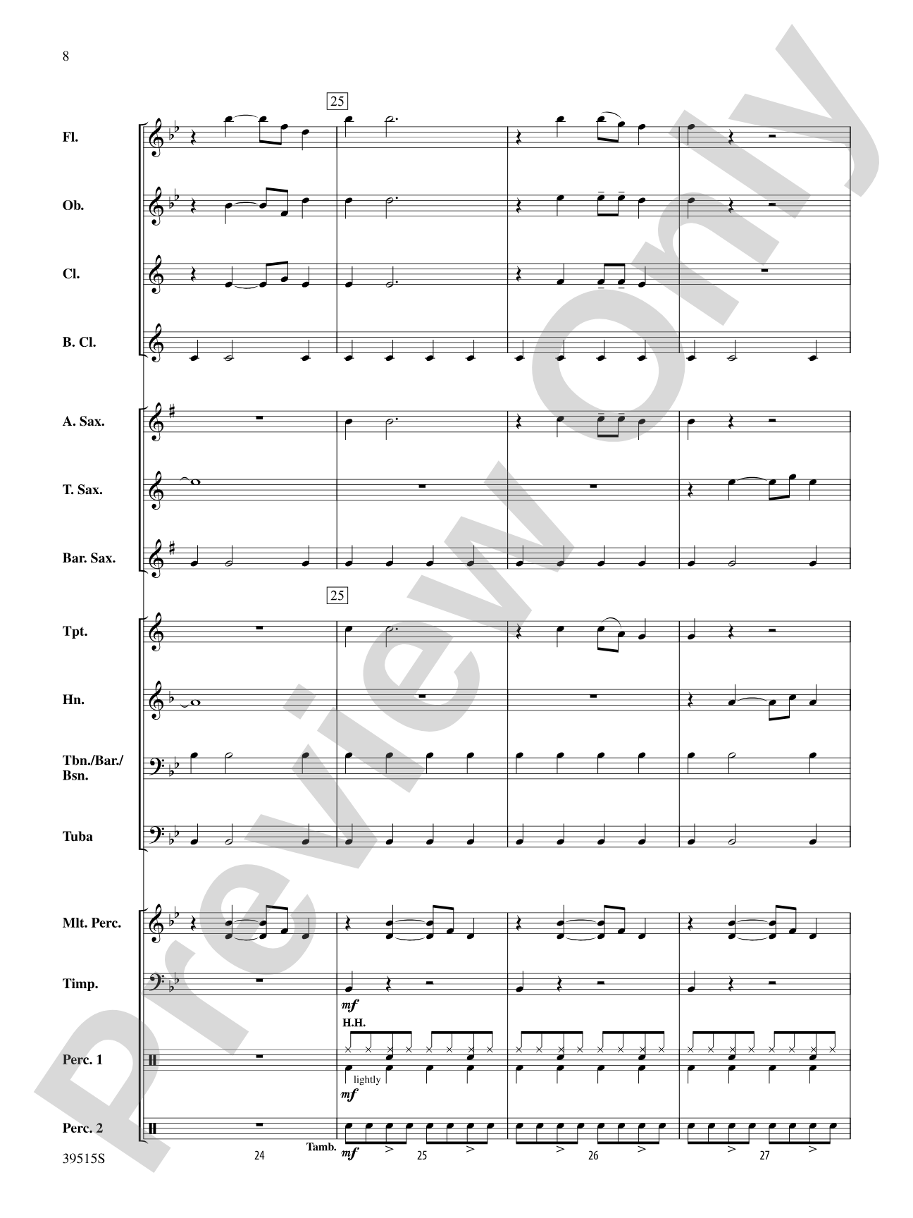 Home: Concert Band Conductor Score & Parts