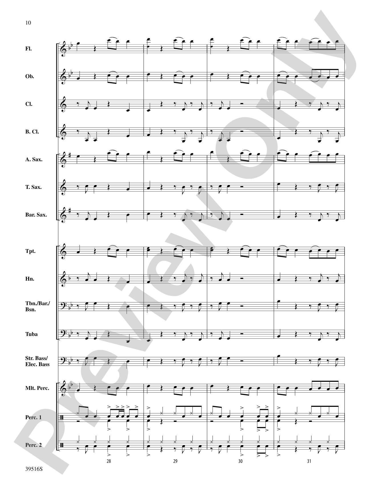 Like Money: Concert Band Conductor Score & Parts