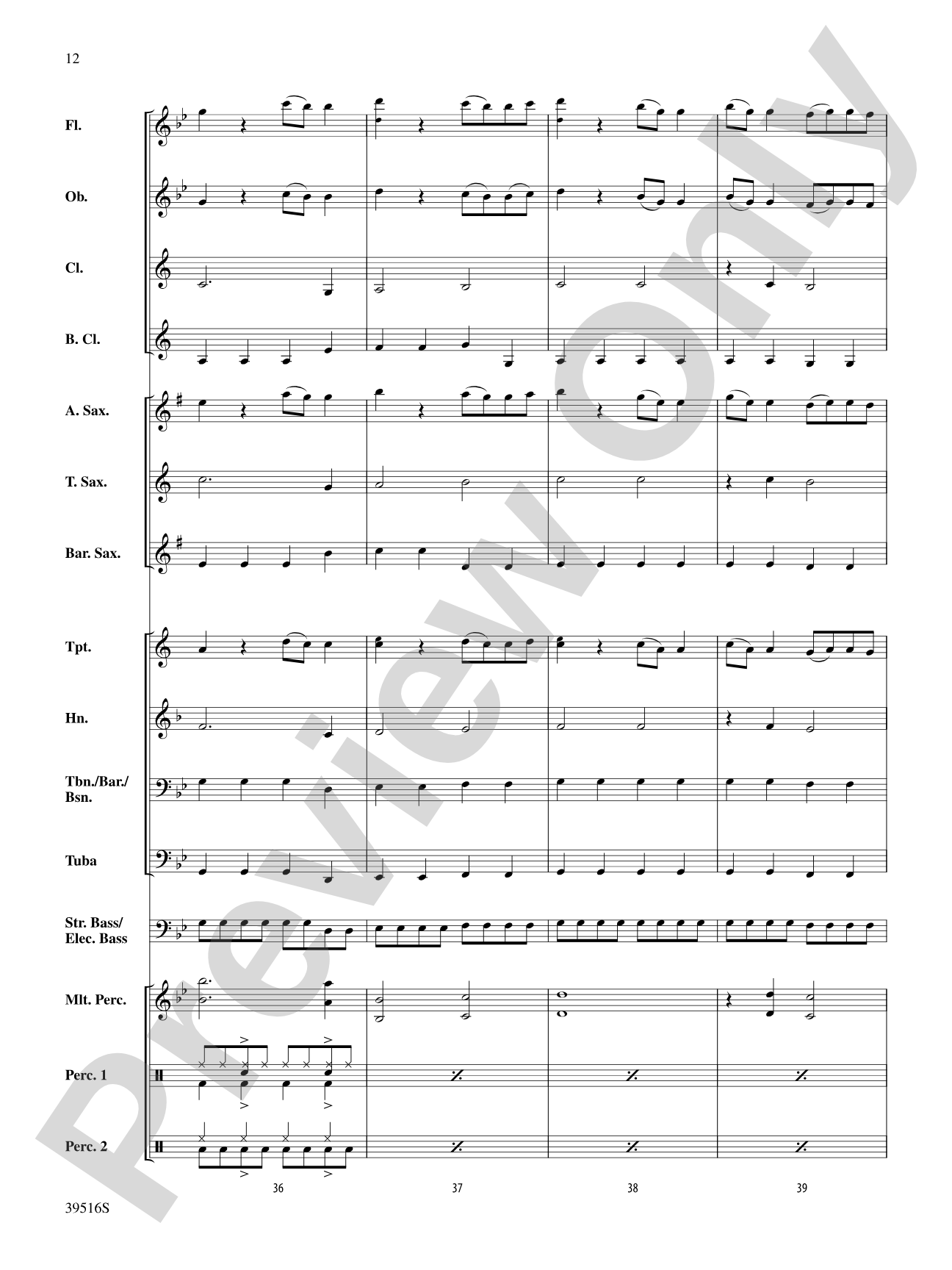 Like Money: Concert Band Conductor Score & Parts