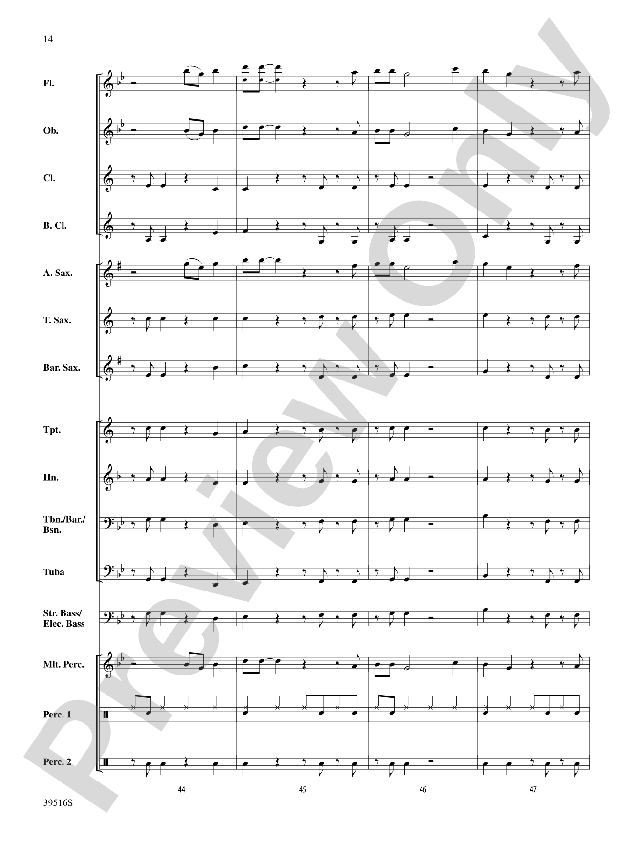 Like Money: Concert Band Conductor Score & Parts