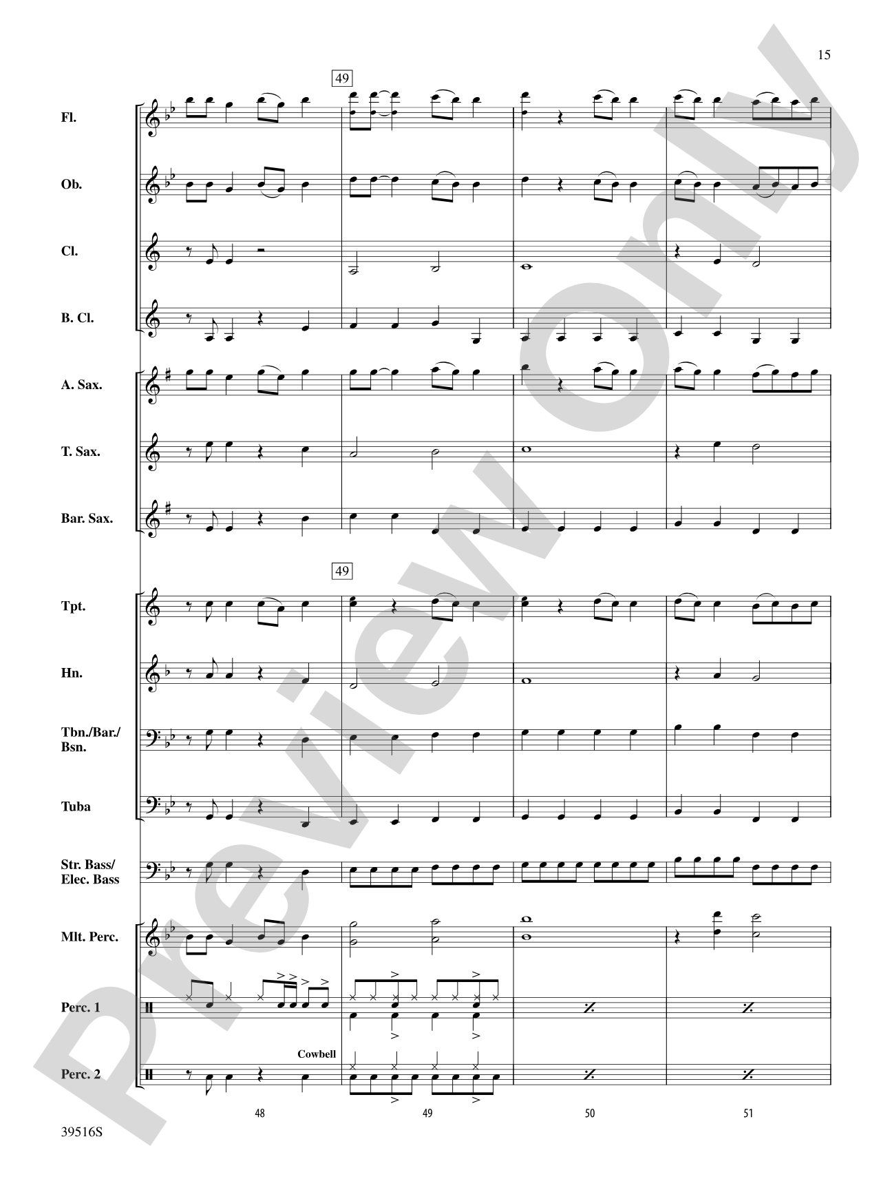 Like Money: Concert Band Conductor Score & Parts