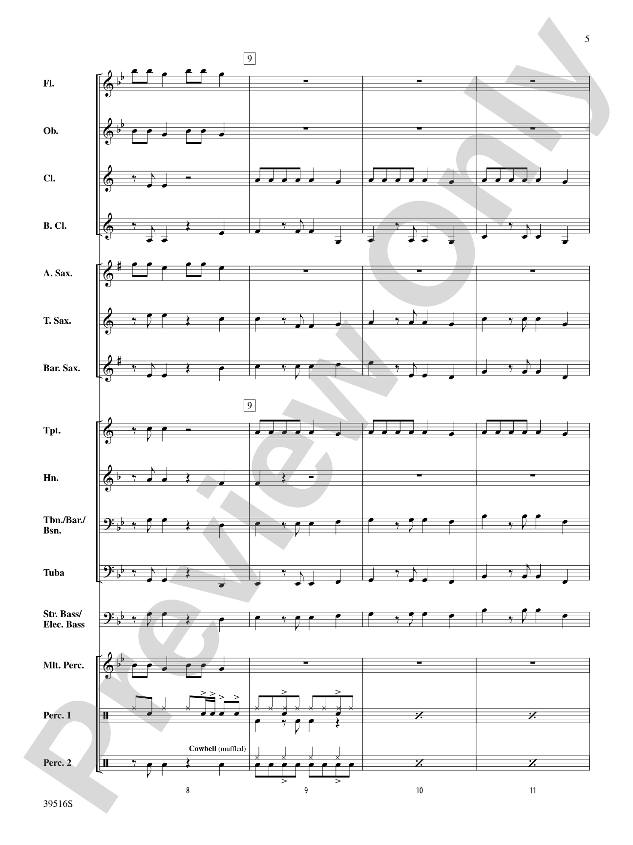 Like Money: Concert Band Conductor Score & Parts