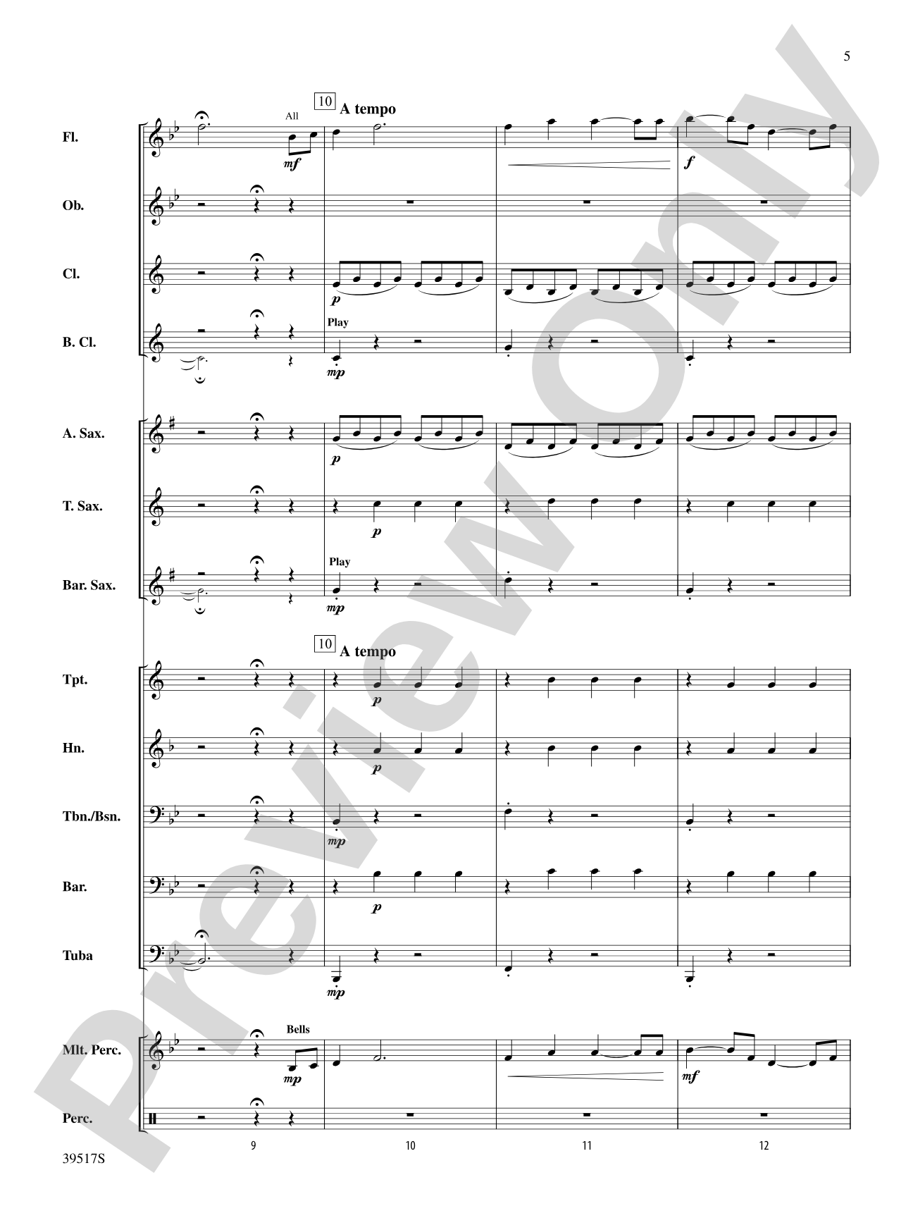 A Very Respectable Hobbit (from The Hobbit: An Unexpected Journey): Concert Band Conductor Score & Parts