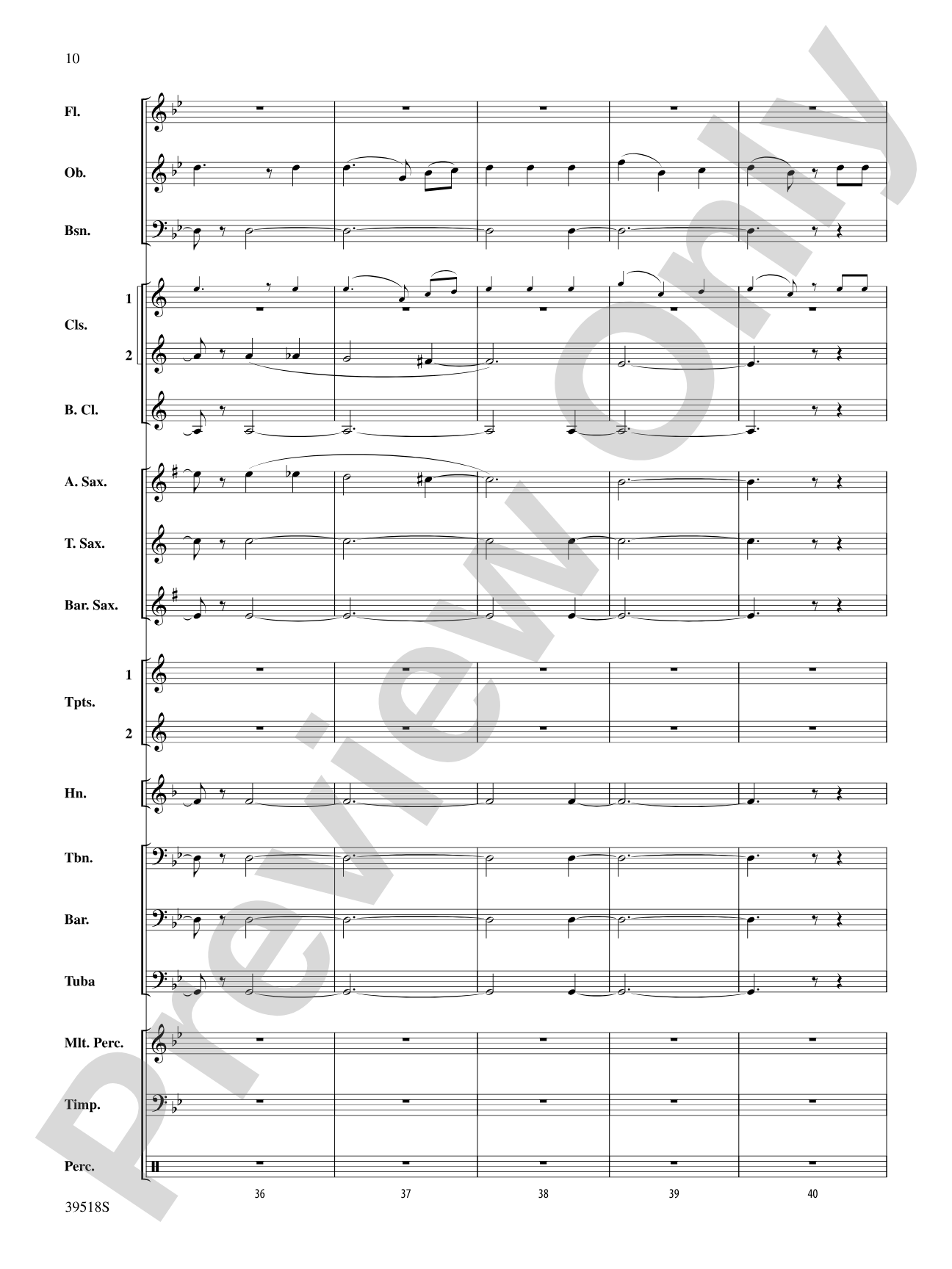 Willow, Willow: Concert Band Conductor Score & Parts